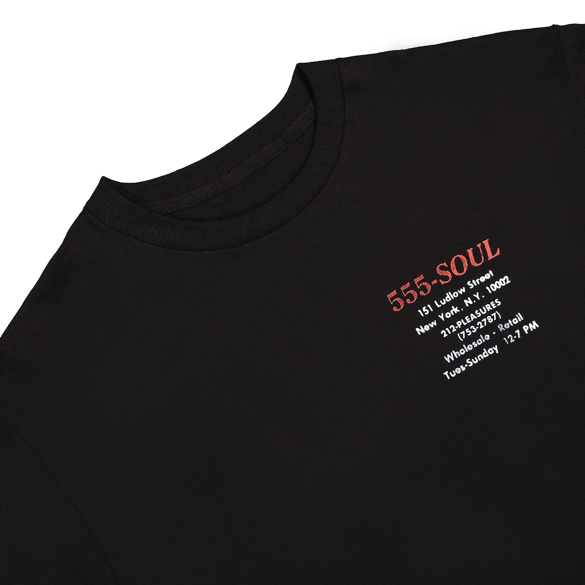 Pleasures Biz Card T-Shirt Black T-Shirts Material | Overkill