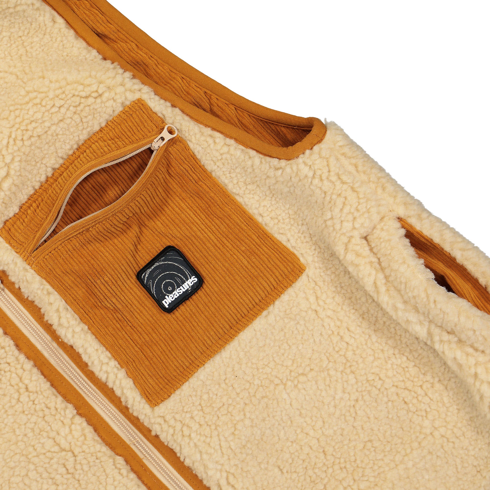 Pleasures Infinite Reversible Vest Beige Vests Detail view 1 | Overkill