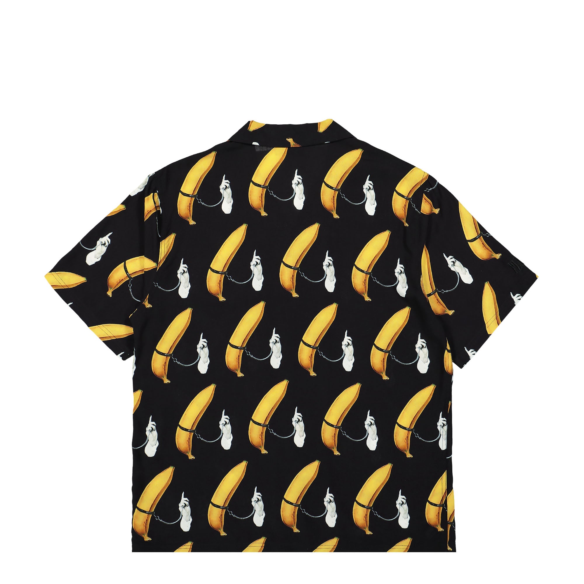 Pleasures Rings Button Down Black Shirts Material | Overkill