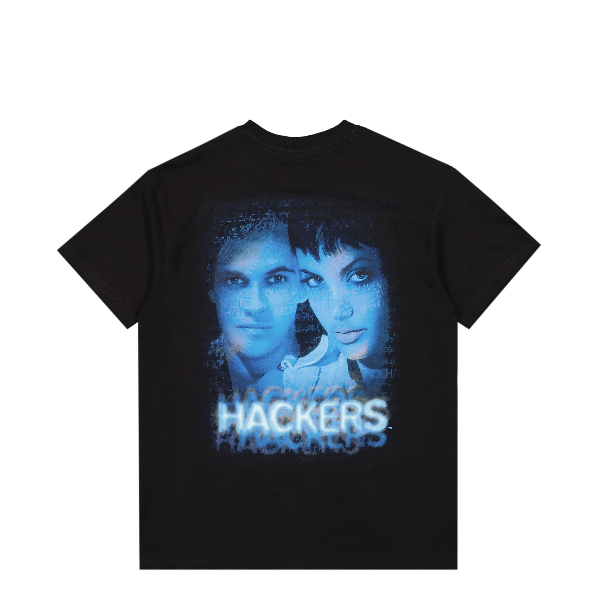 Pleasures Hackers T-Shirt Black T-Shirts Close-up | Overkill