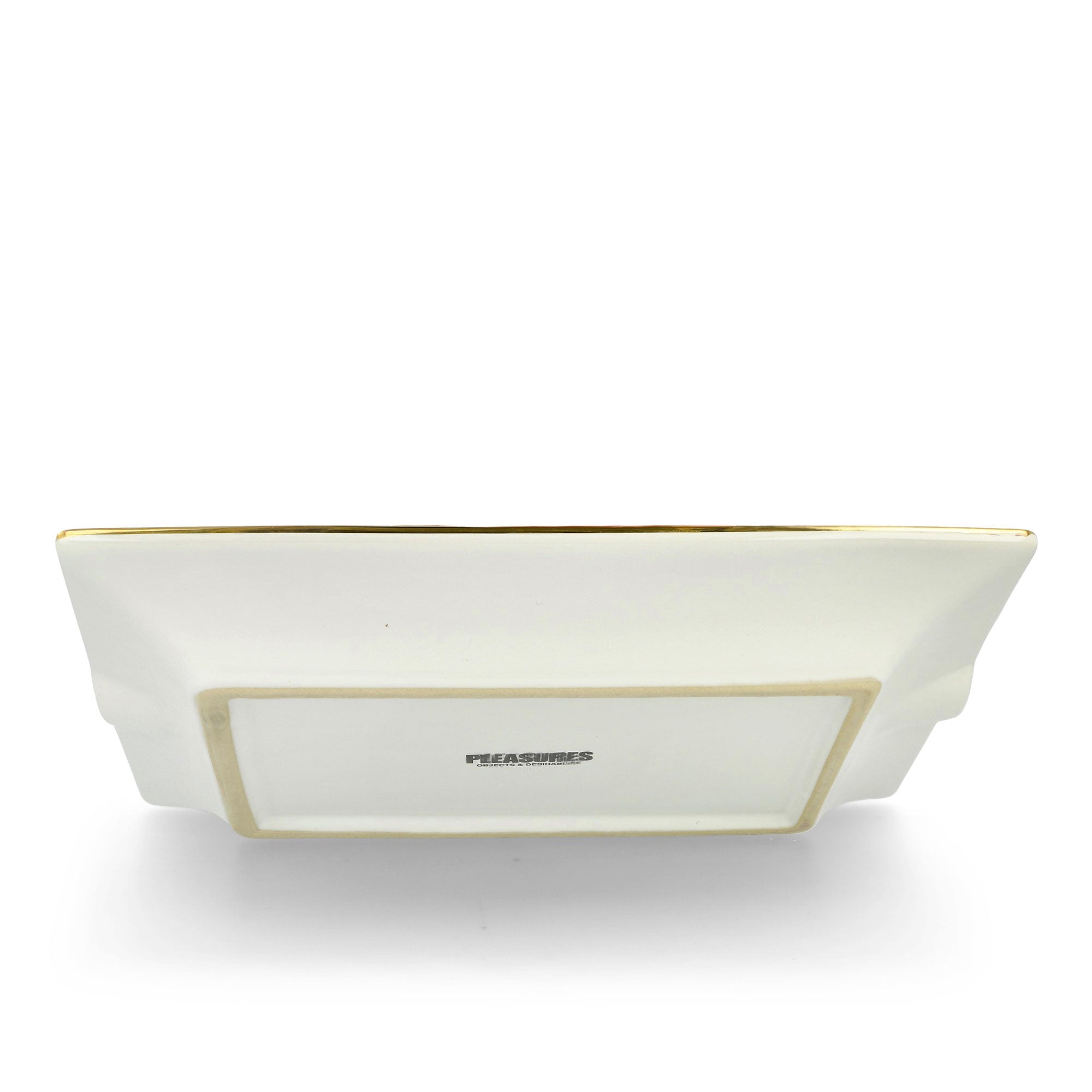 Pleasures Supper Ceramic Tray White Trays Detailfoto | Overkill