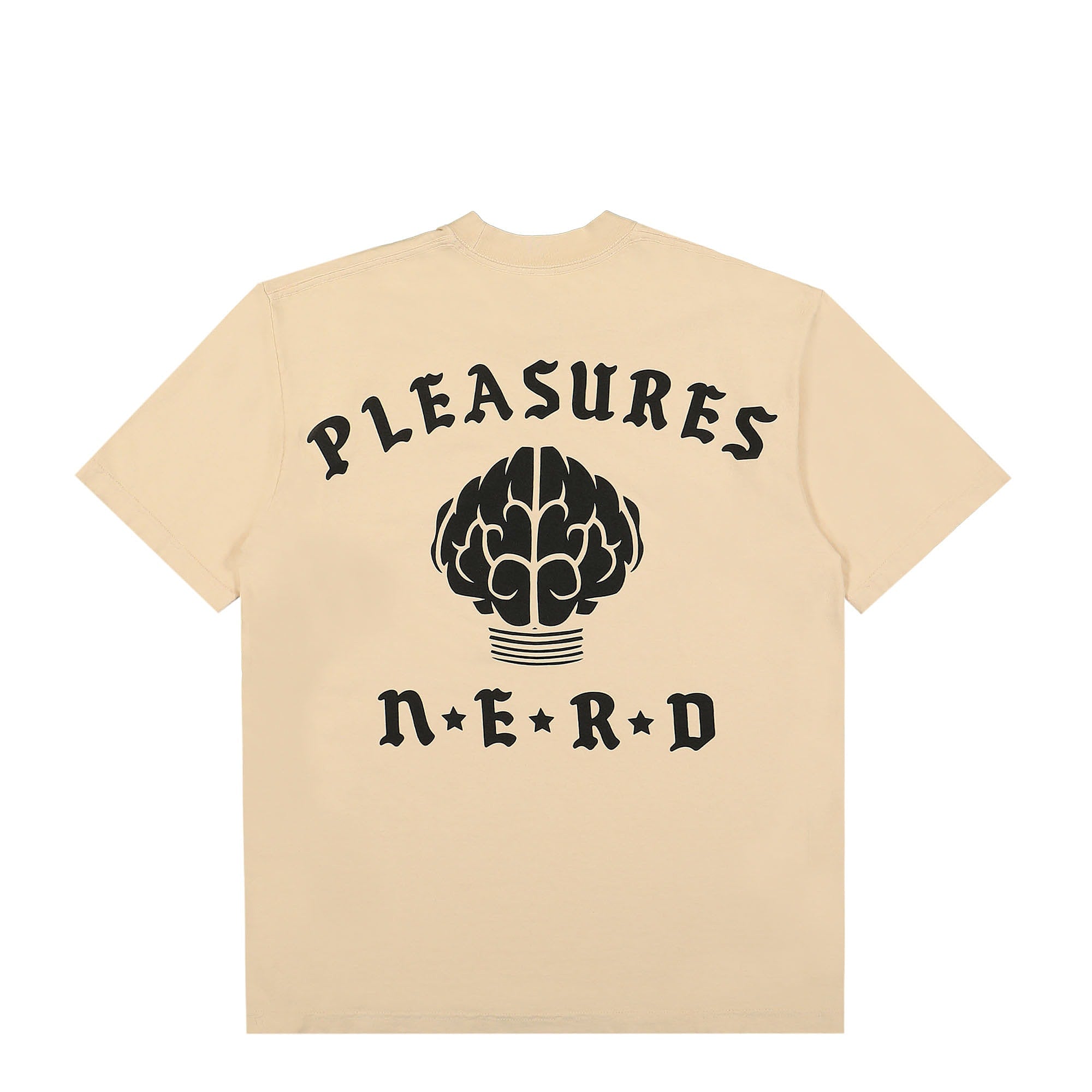 Pleasures Rockstar T-Shirt Tan T-Shirts Close-up | Overkill