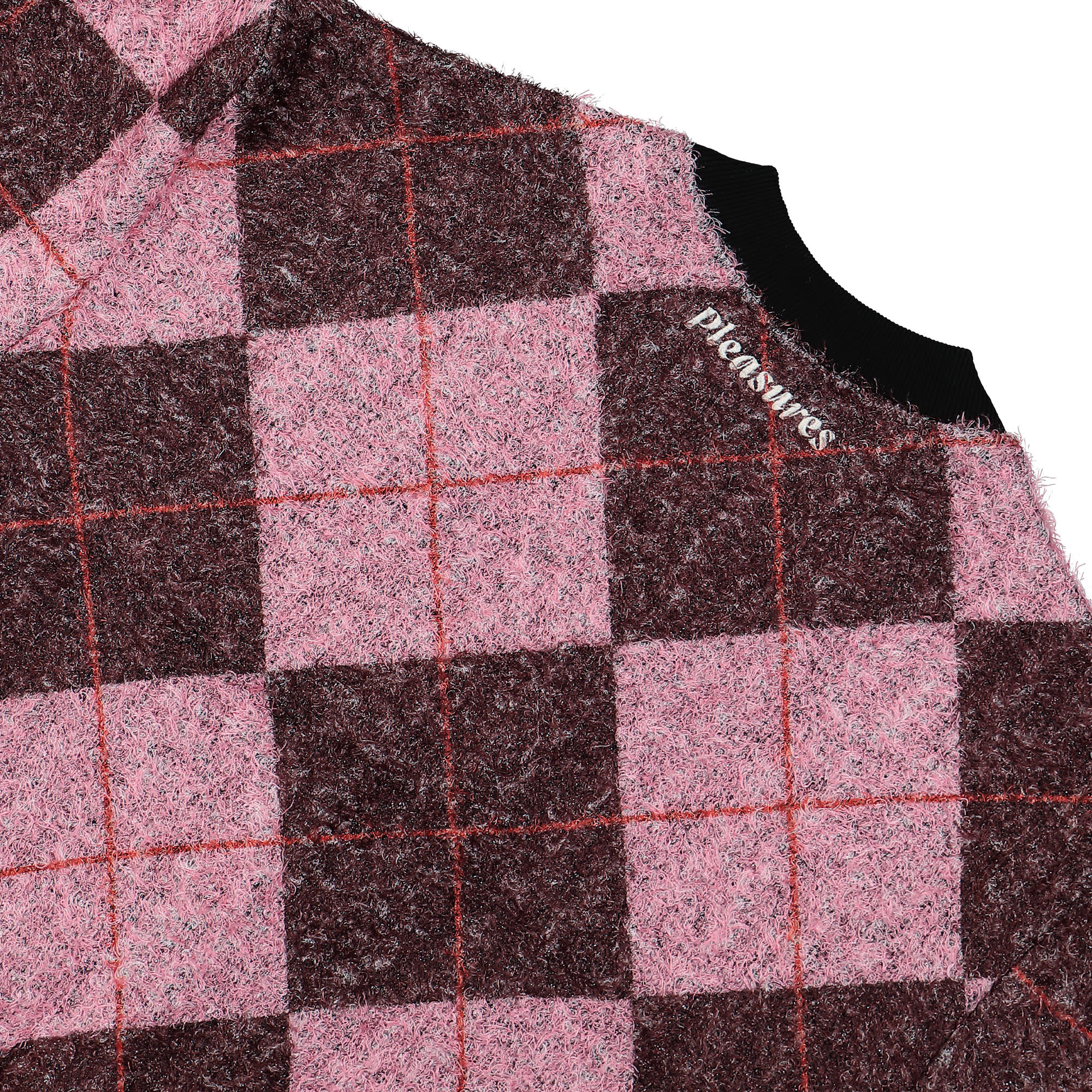 Pleasures Rev Cardigan Pink Cardigans Detailfoto | Overkill