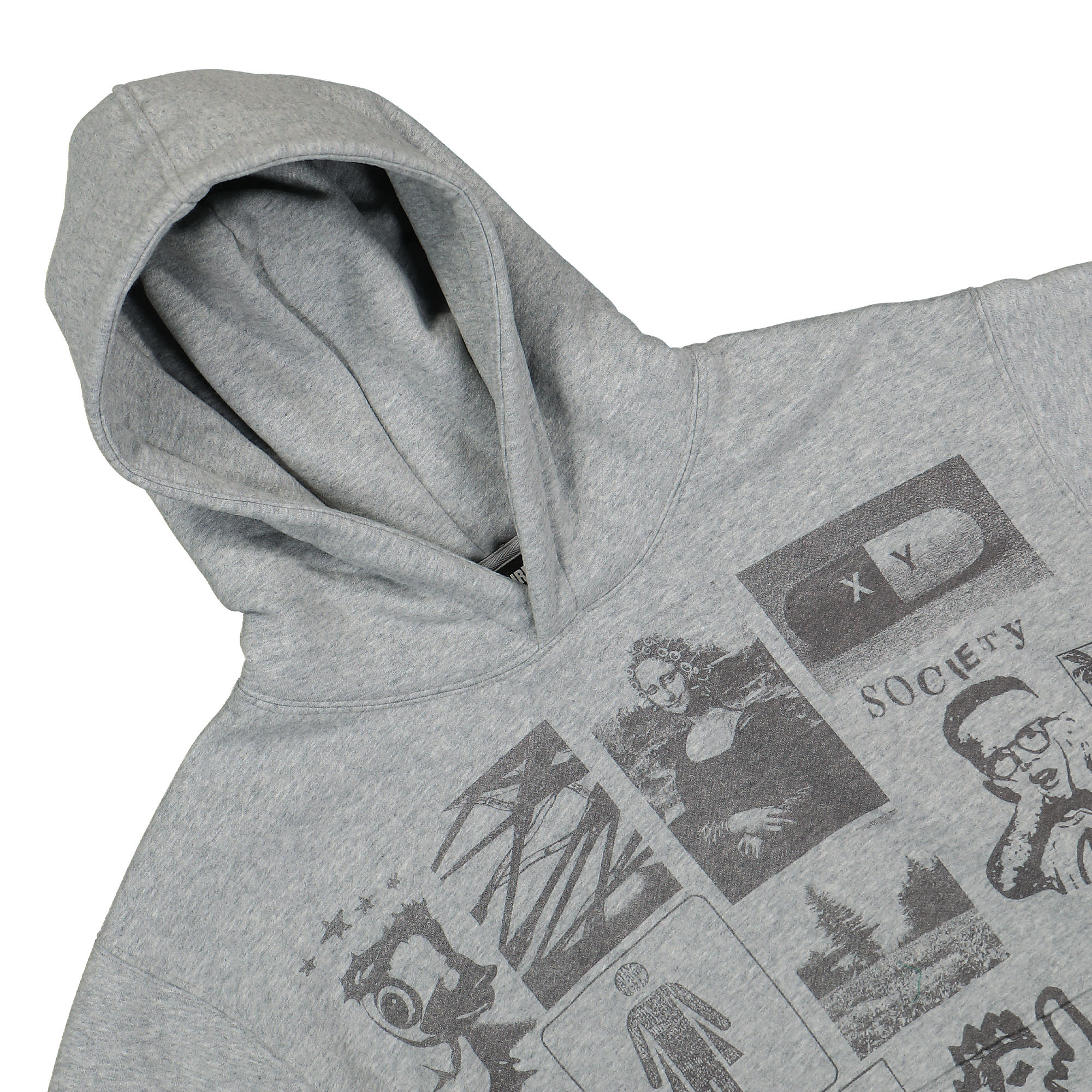 Pleasures Choices Hoodie Grey Hoodies Close-up | Overkill