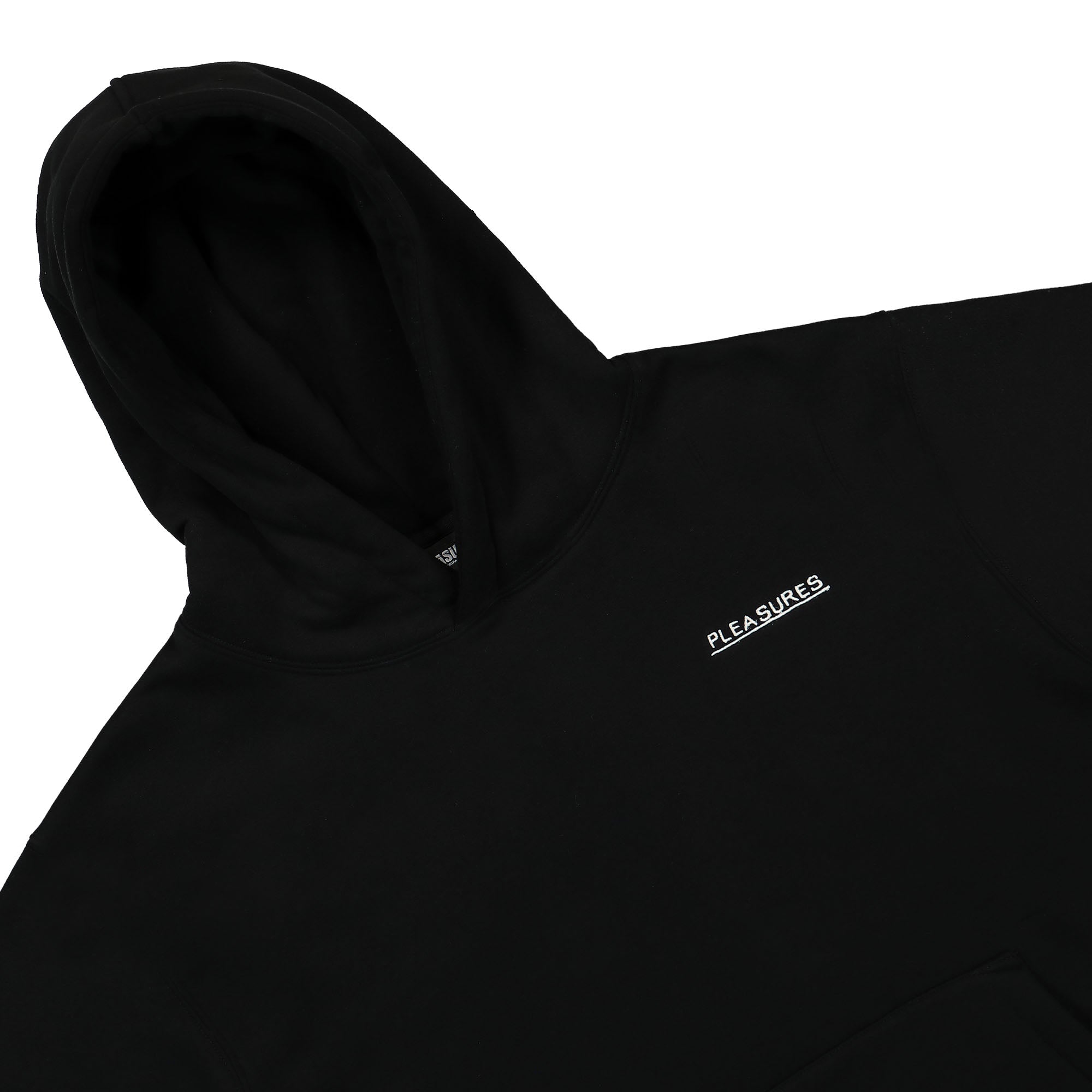 Pleasures Discourse Hoodie Black Hoodies Material | Overkill