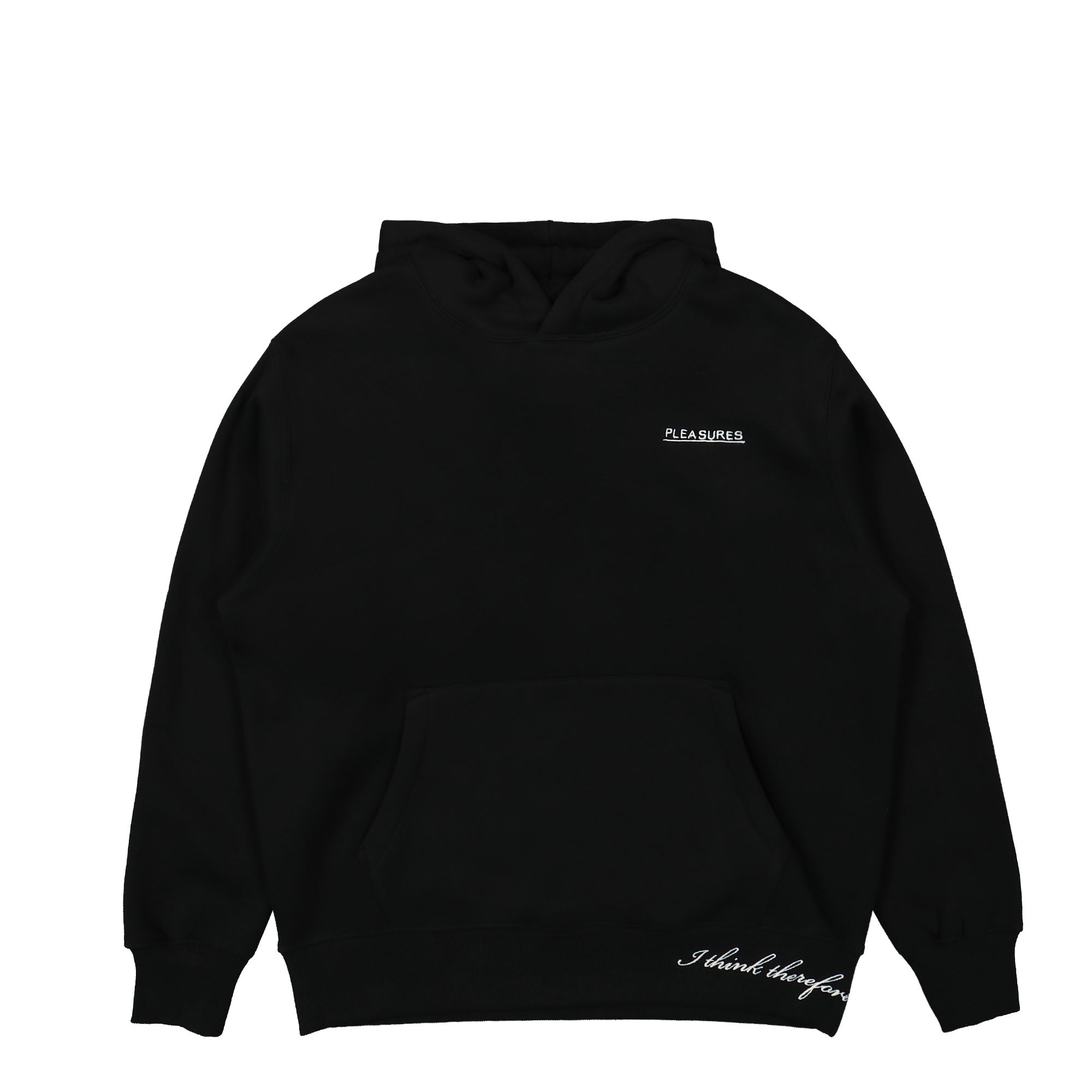 Pleasures Discourse Hoodie Black Hoodies P23SP023-Black | Overkill