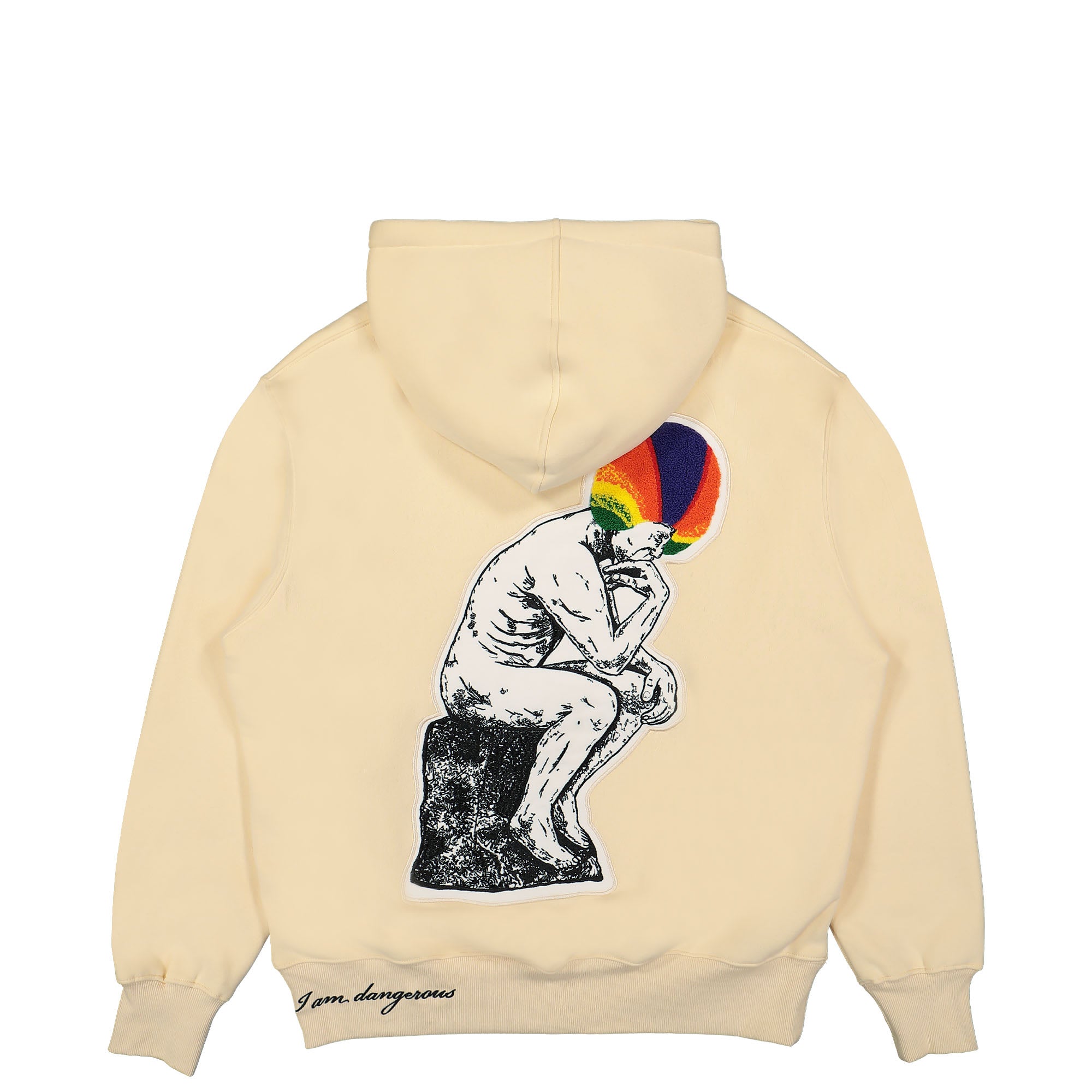 Pleasures Discourse Hoodie Ivery Hoodies Close-up | Overkill