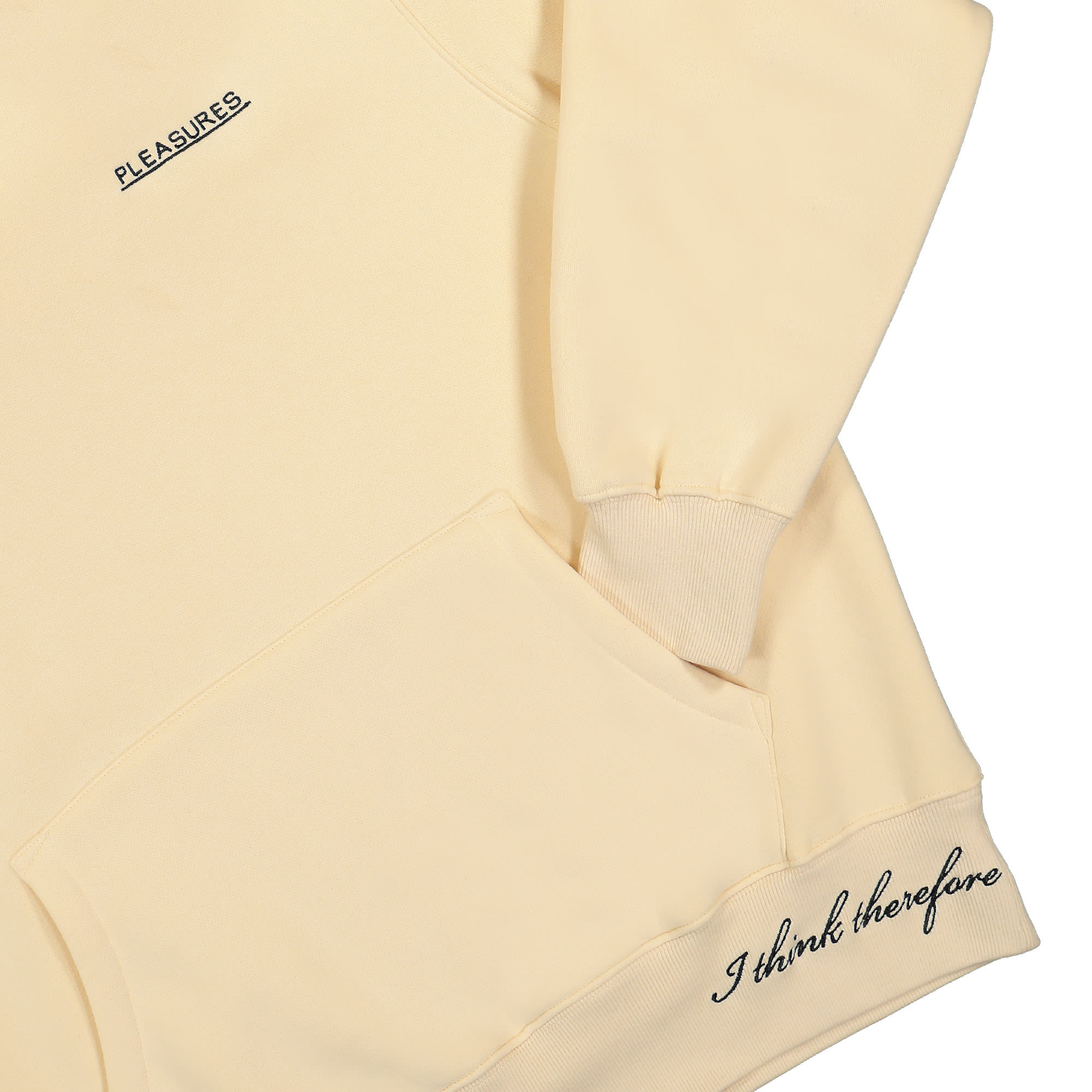 Pleasures Discourse Hoodie Ivery Hoodies Detailfoto | Overkill