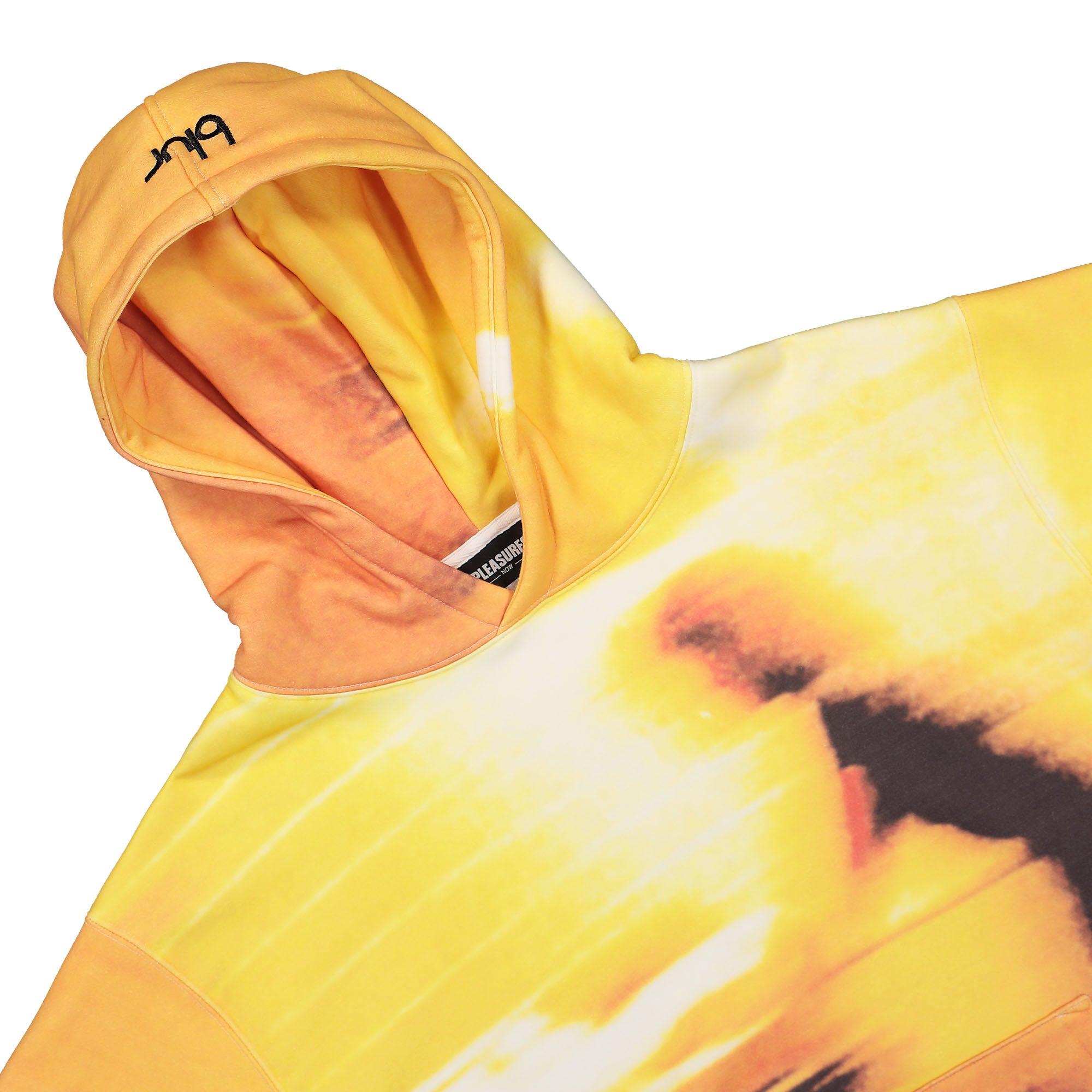 Pleasures Blur Hoodie Multi Hoodies Close-up | Overkill
