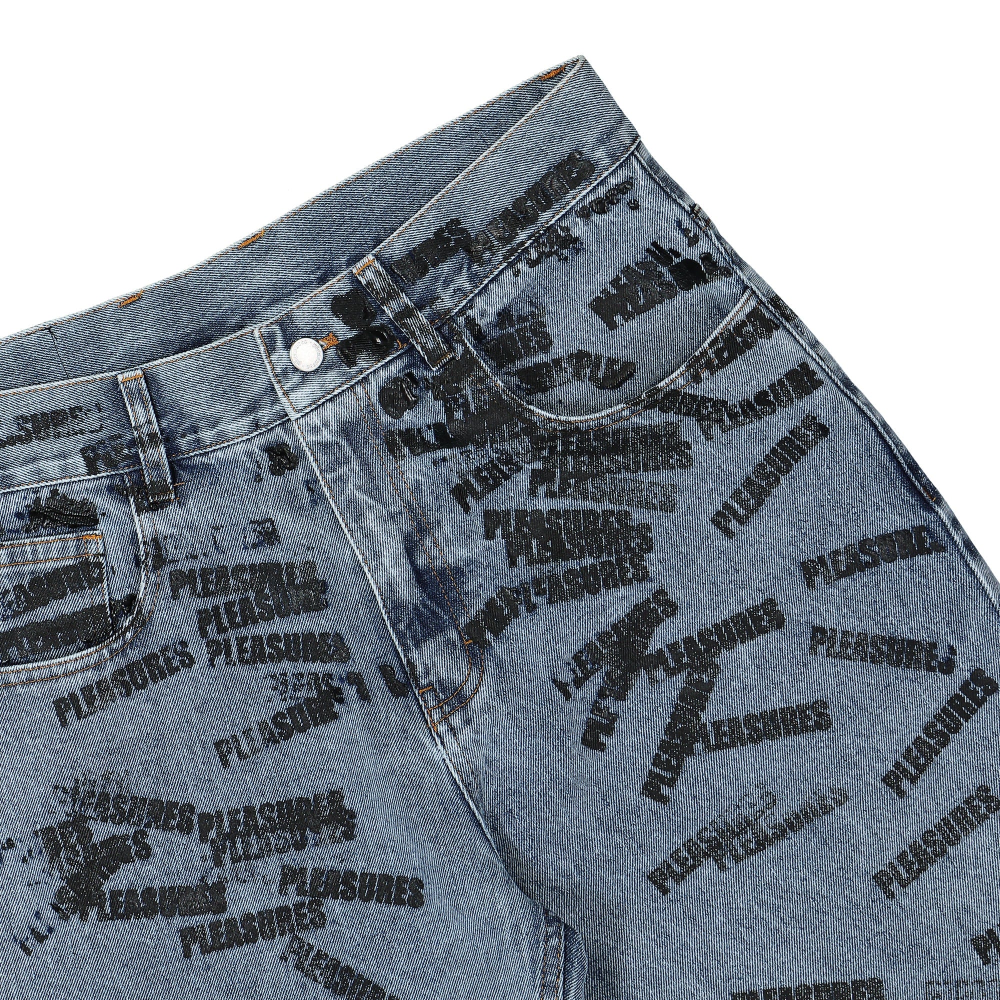 Pleasures Plop 5 Pocket Denim Blue Jeans Detail view 1 | Overkill