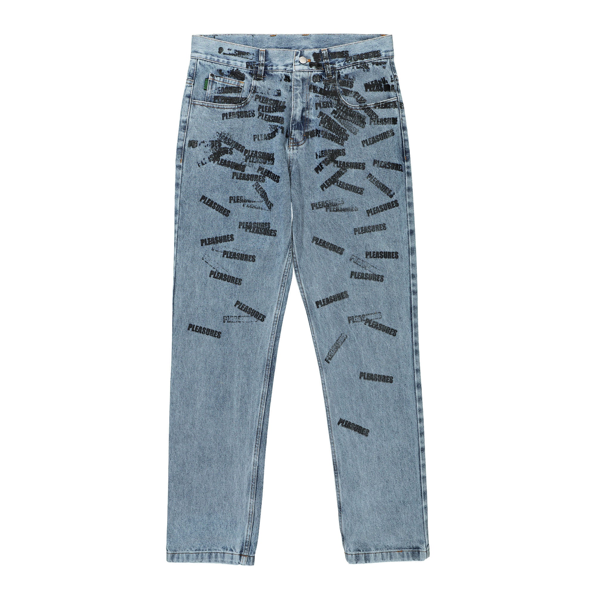 Pleasures Plop 5 Pocket Denim Blue Jeans P23SP040-Blue | Overkill