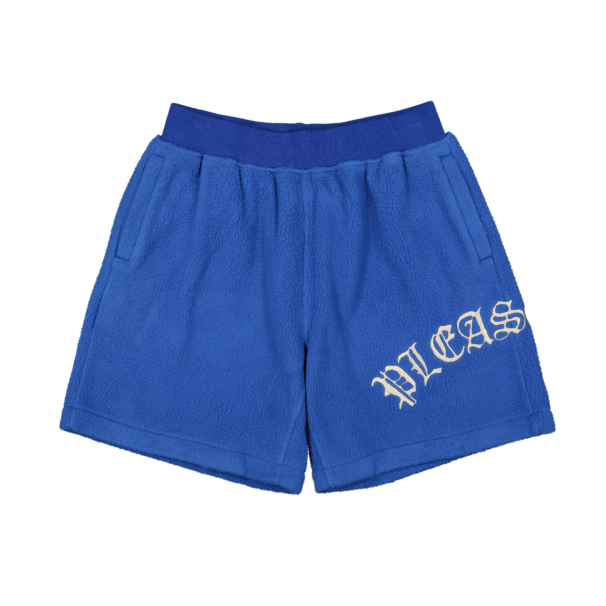 Pleasures Mars Sherpa Shorts Blue Shorts P23SP043-Blue | Overkill