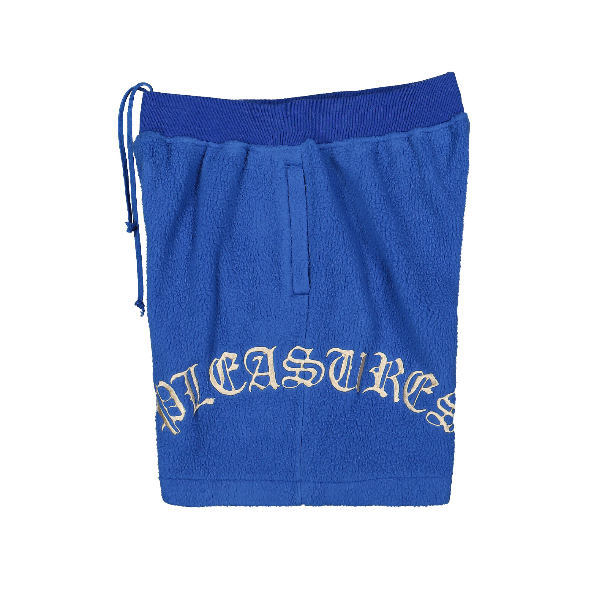 Pleasures Mars Sherpa Shorts Blue Shorts Close-up | Overkill