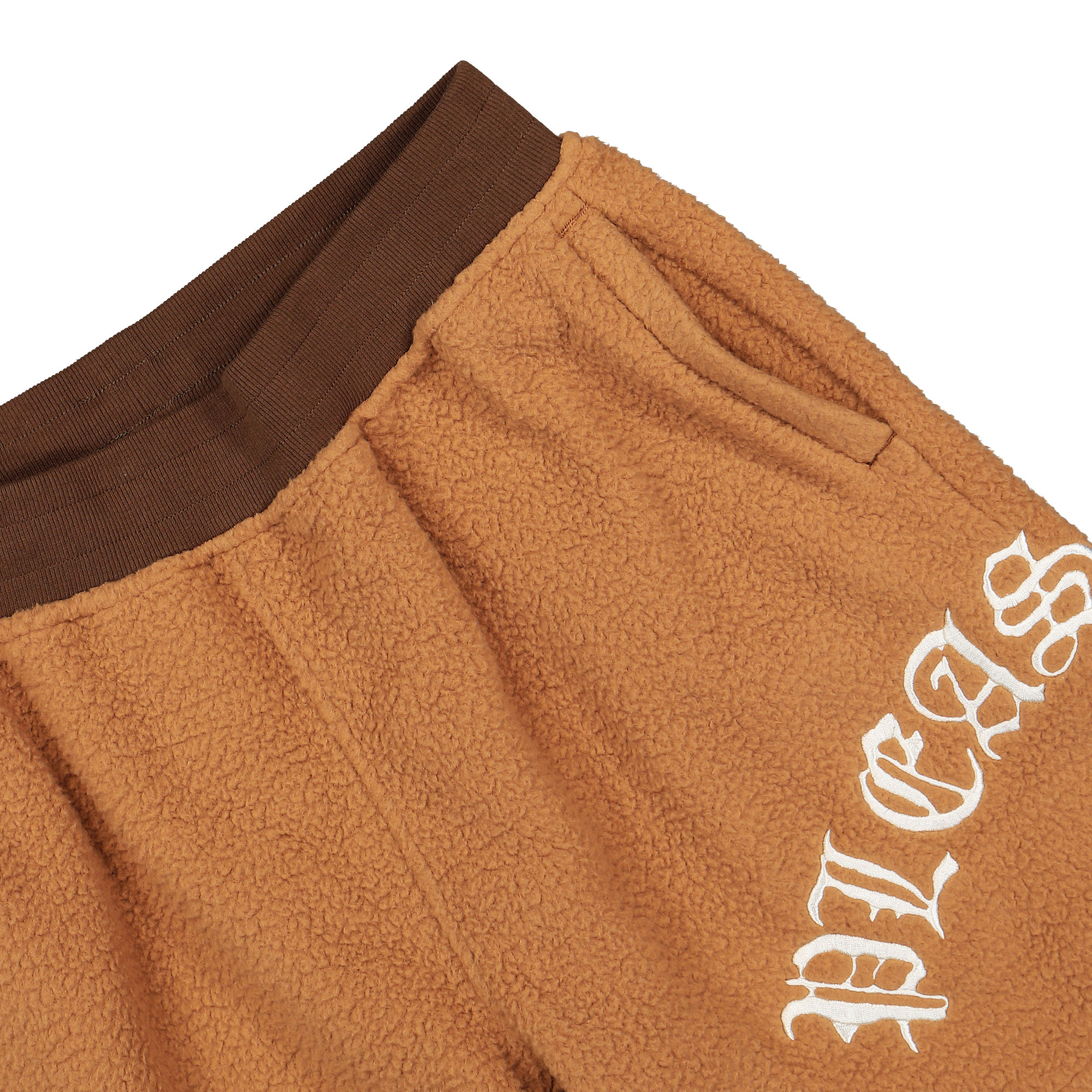 Pleasures Mars Sherpa Shorts Brown Shorts Detailfoto | Overkill