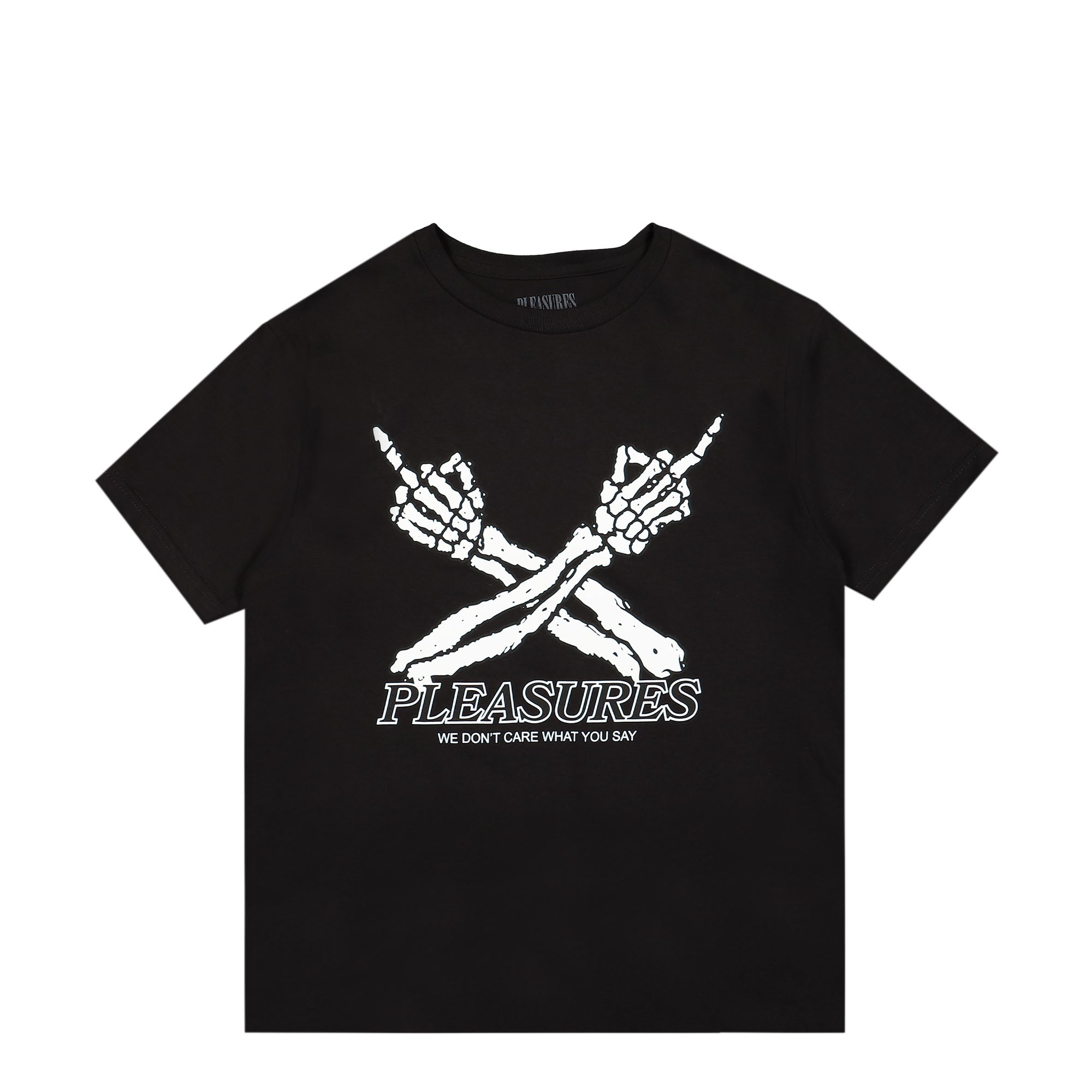 Pleasures Dont Care T-Shirt Black T-Shirts P23SP051-Black | Overkill