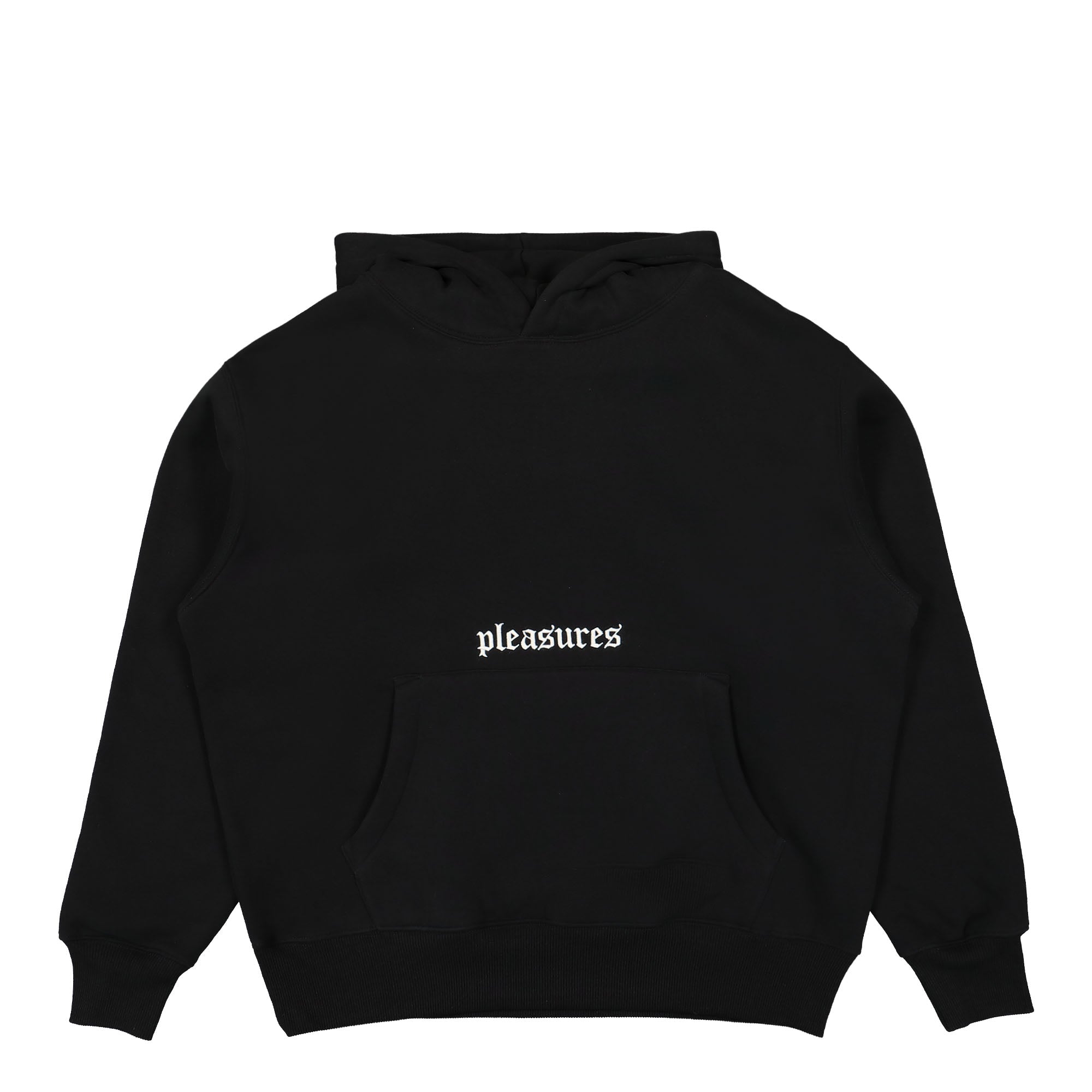 Pleasures Spinal Hoodie Black Hoodies P23SU017 | Overkill