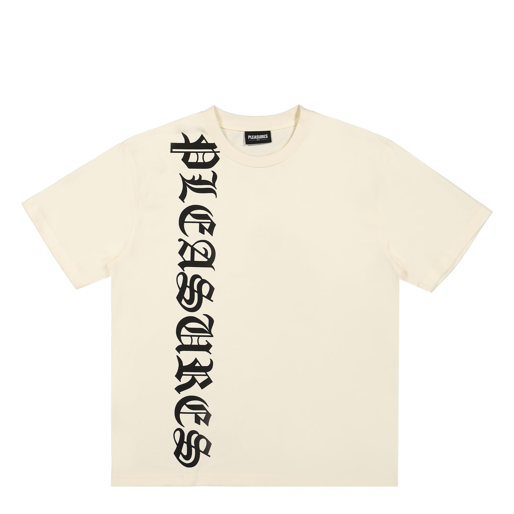 Pleasures Knight Heavyweight Shirt White T-Shirts P23SU010 | Overkill