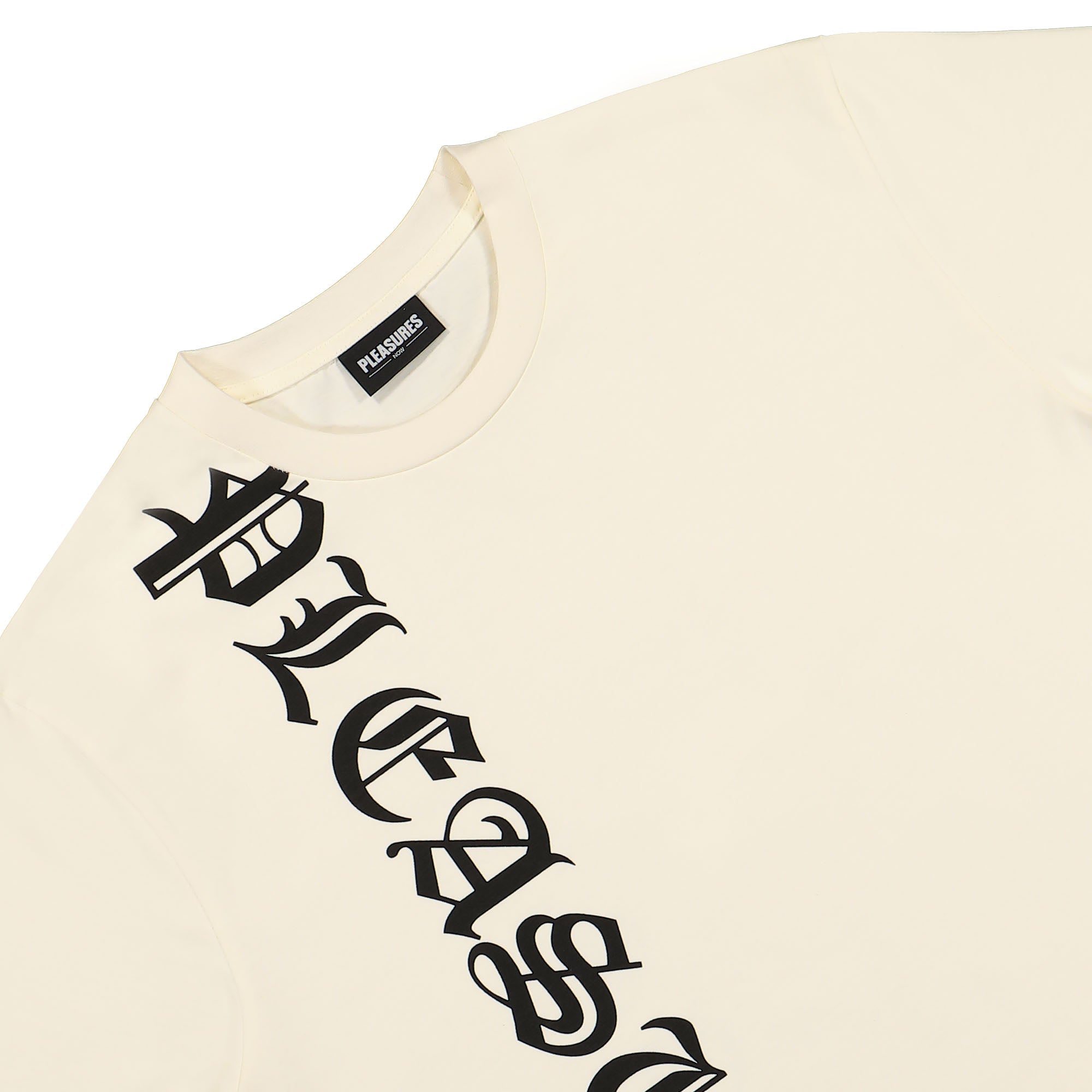 Pleasures Knight Heavyweight Shirt White T-Shirts Material | Overkill