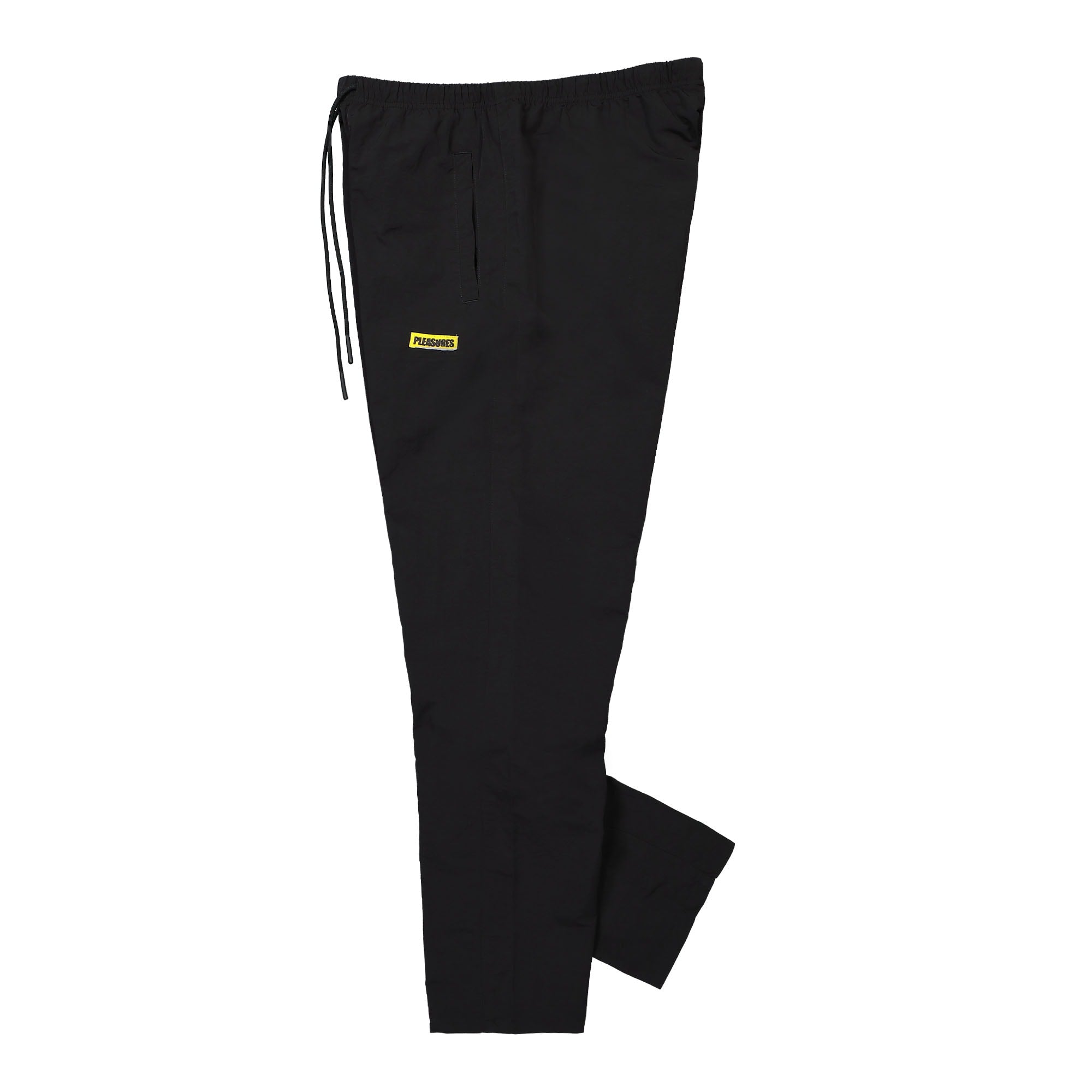 Pleasures Gaze Nylon Track Pant Black Sweat & Track Pants Close-up | Overkill