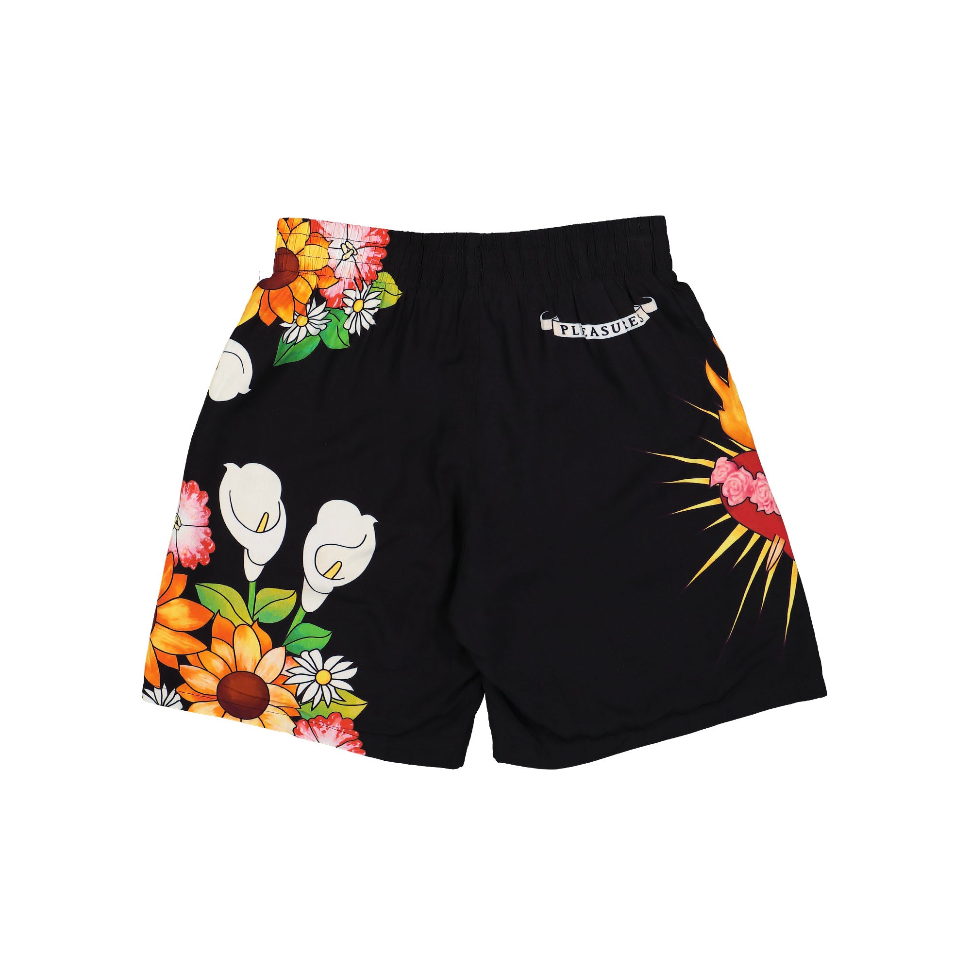 Pleasures Heart Short Black Shorts Close-up | Overkill