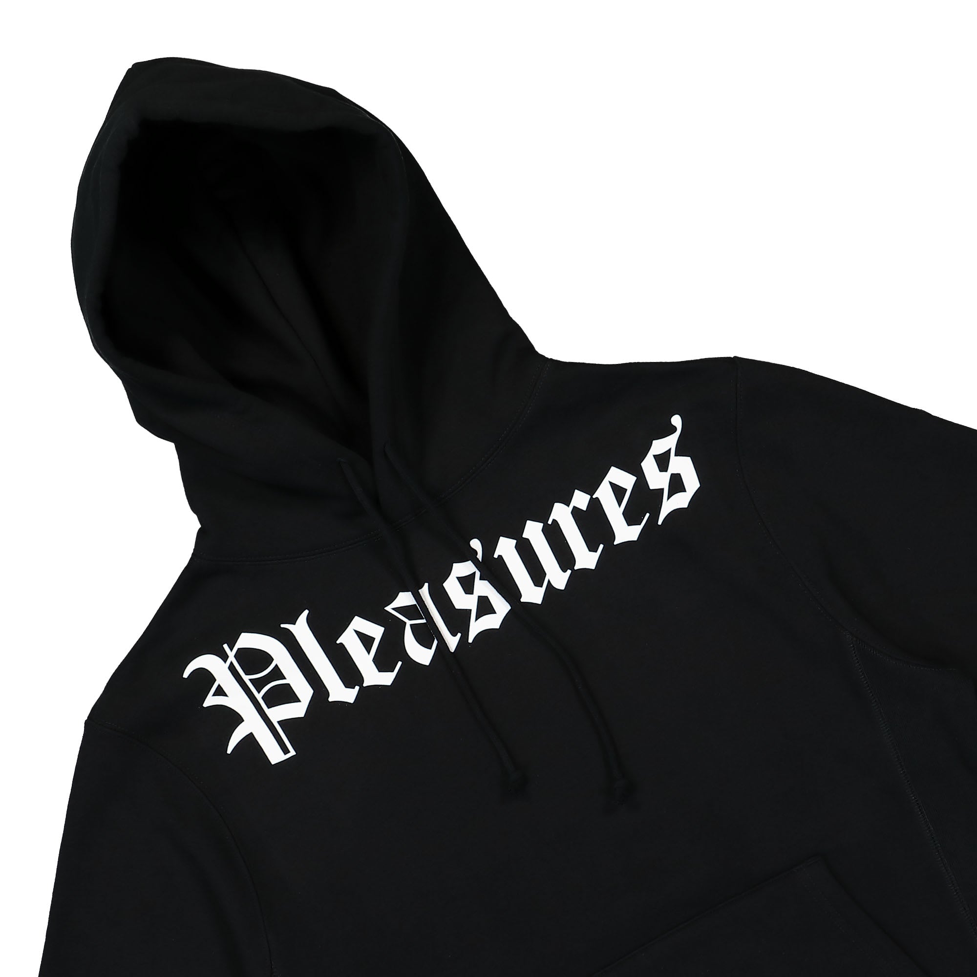 Pleasures Pub Hoodie Black Hoodies Close-up | Overkill