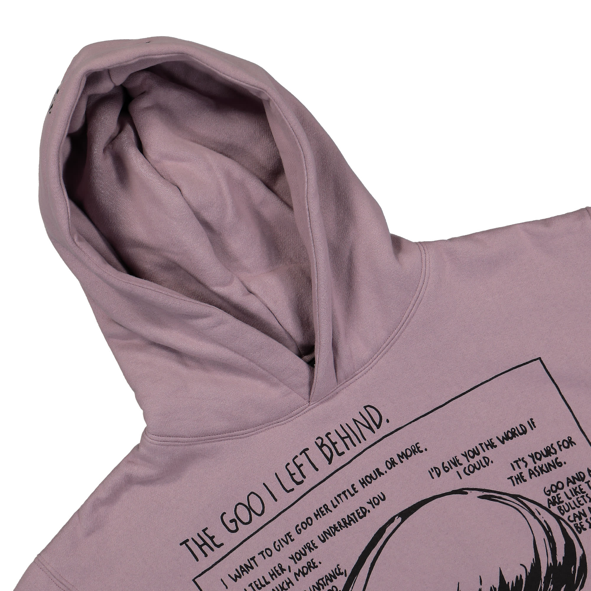 Pleasures The Goo Hoodie Lavender Hoodies Close-up | Overkill