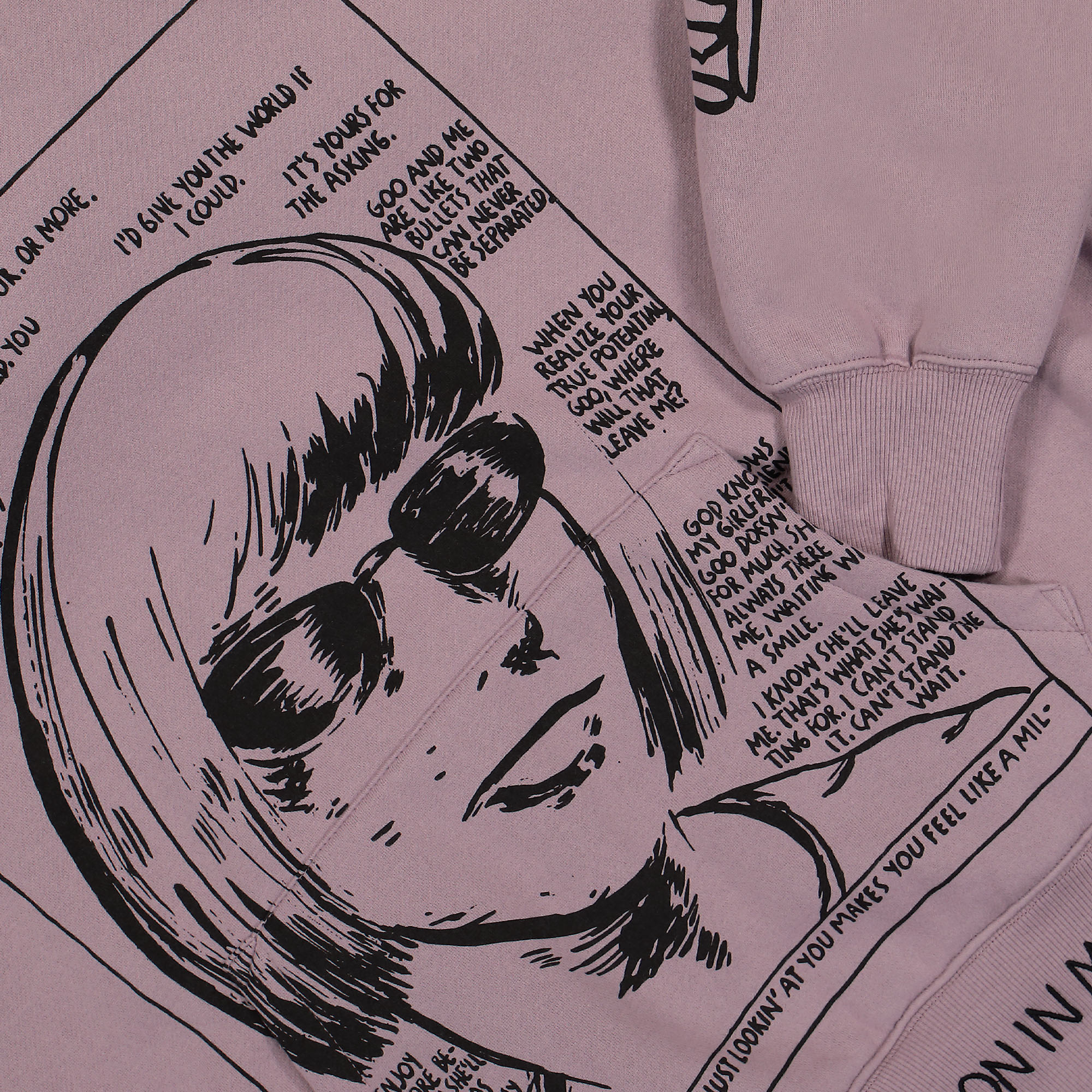 Pleasures The Goo Hoodie Lavender Hoodies Detailfoto | Overkill
