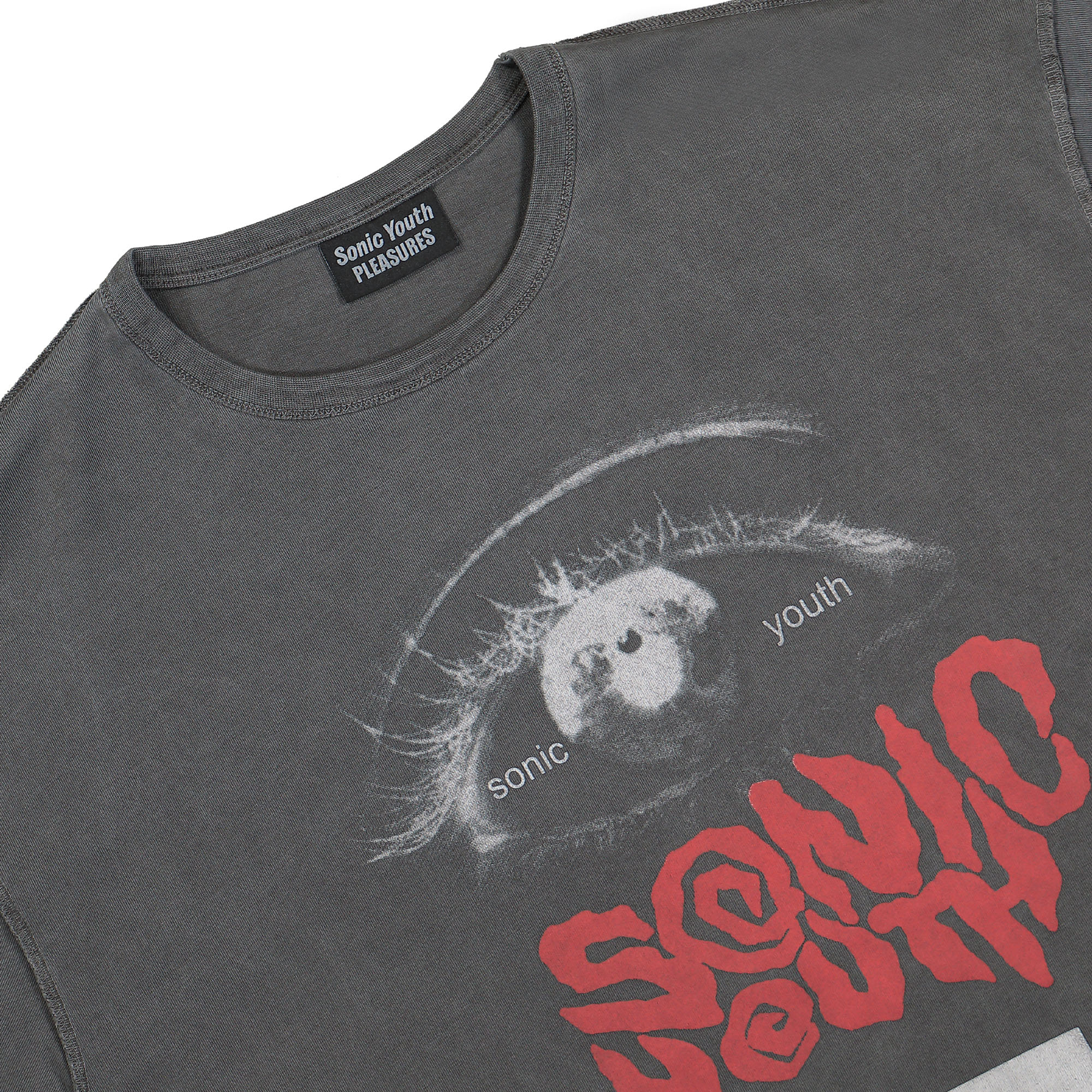 Pleasures Test Print Shirt Grey T-Shirts Close-up | Overkill