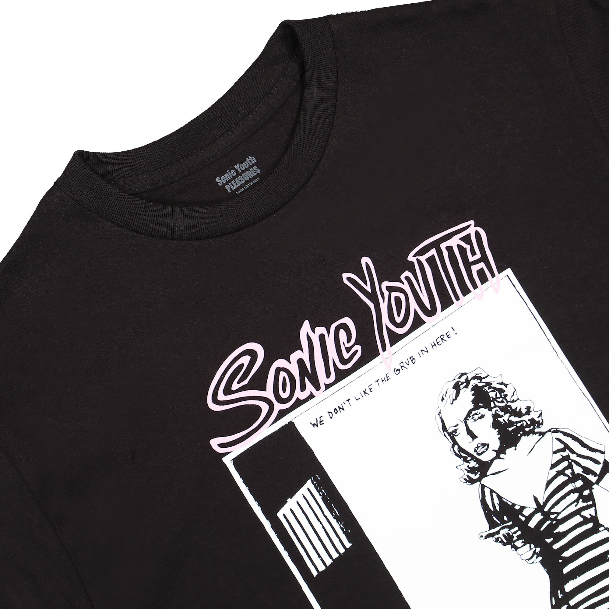 Pleasures Grub T-Shirt Black T-Shirts Close-up | Overkill