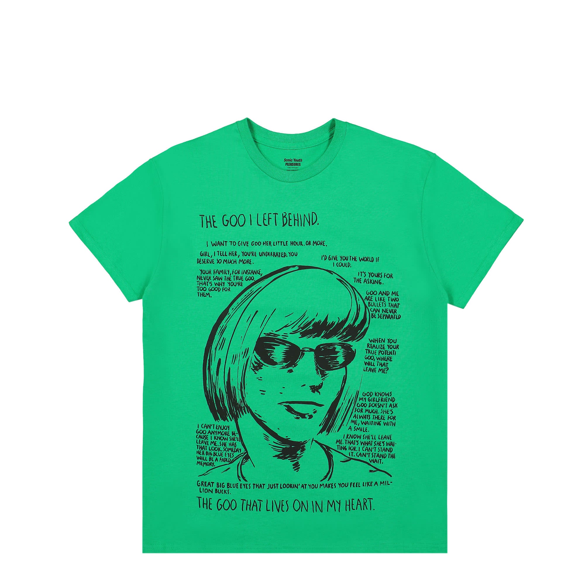 Pleasures The Goo T-Shirt Green T-Shirts P23SY018 | Overkill