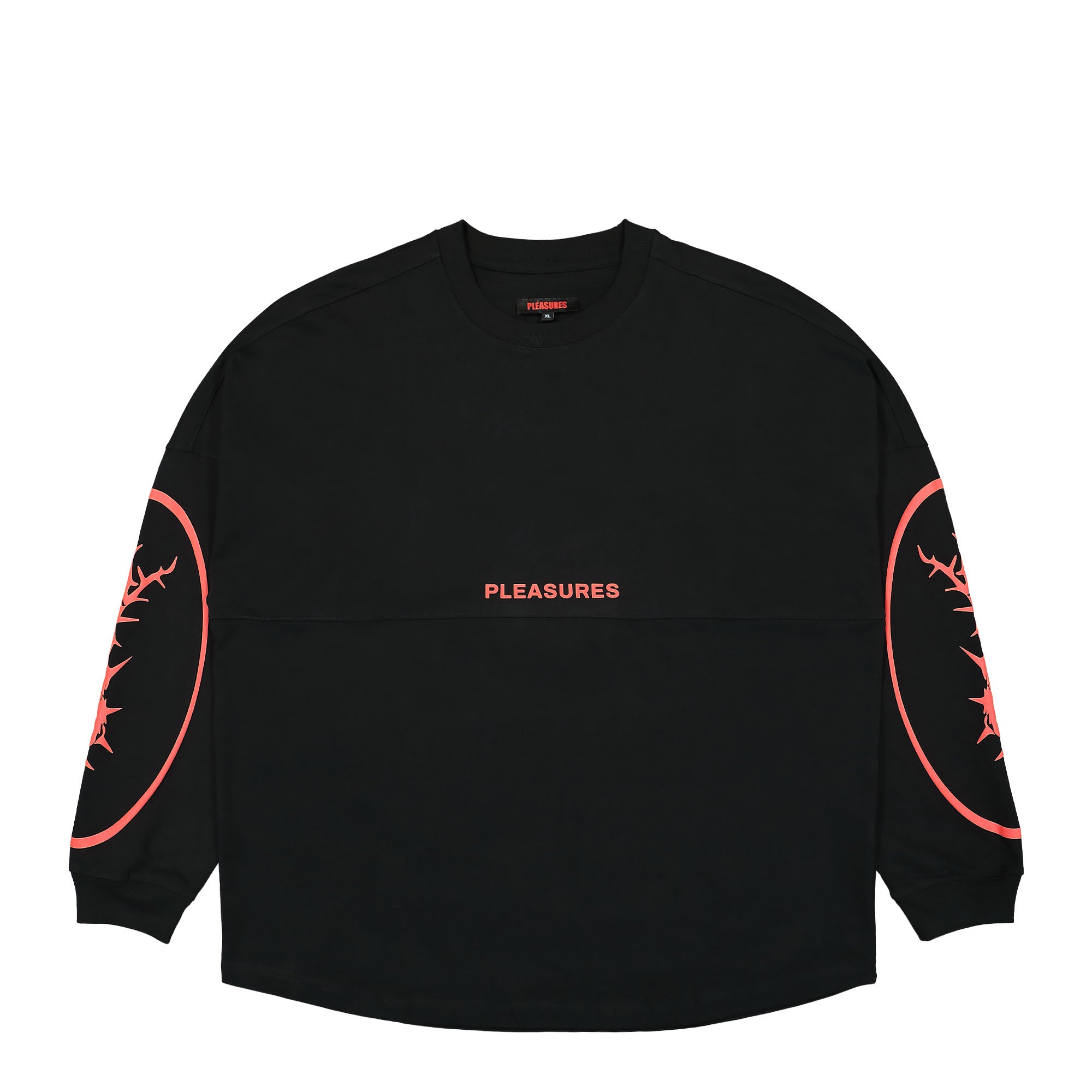 Pleasures Maximize Jersey Black Sweatshirts P23W040-Black | Overkill
