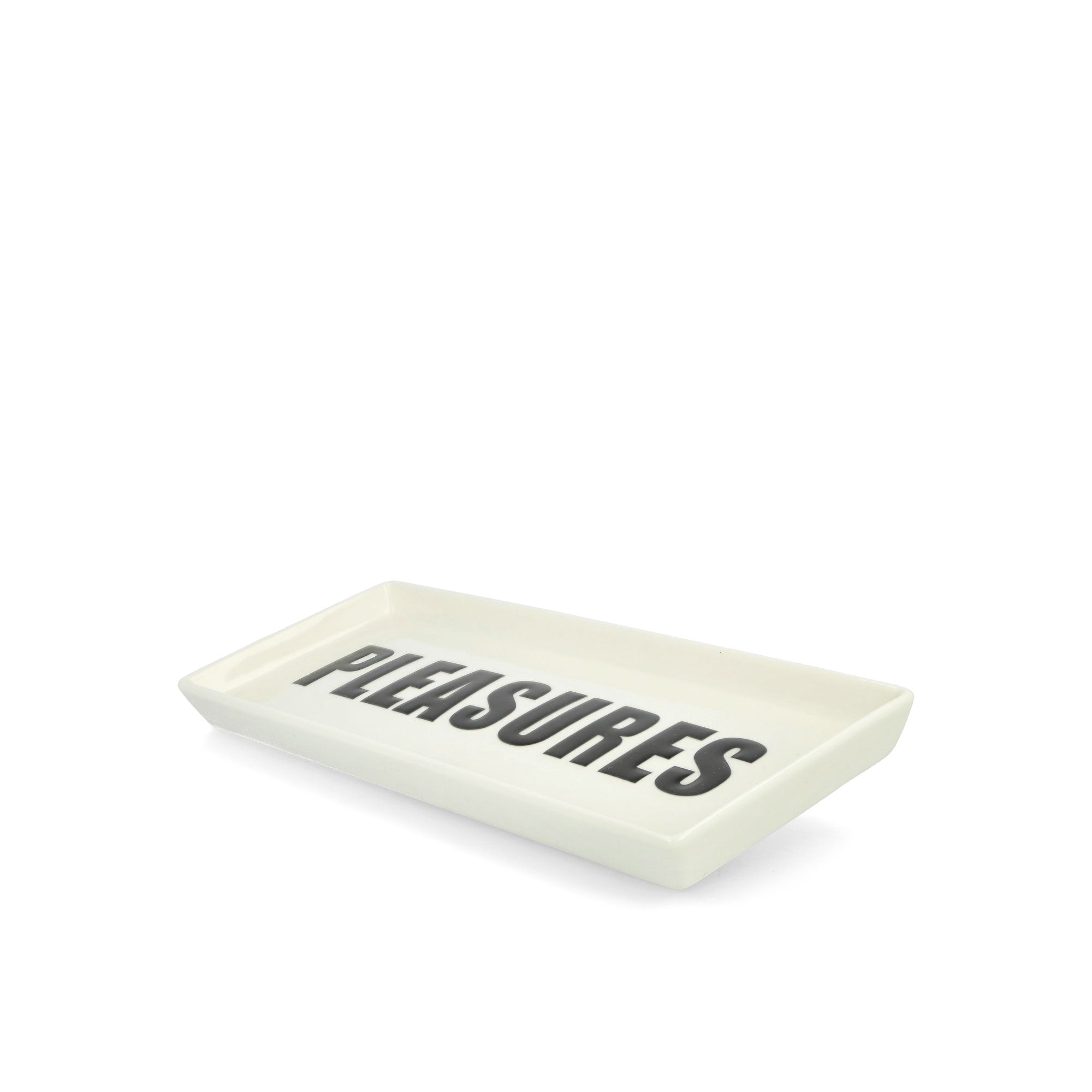 Pleasures Ceramic Tray White Trays Material | Overkill