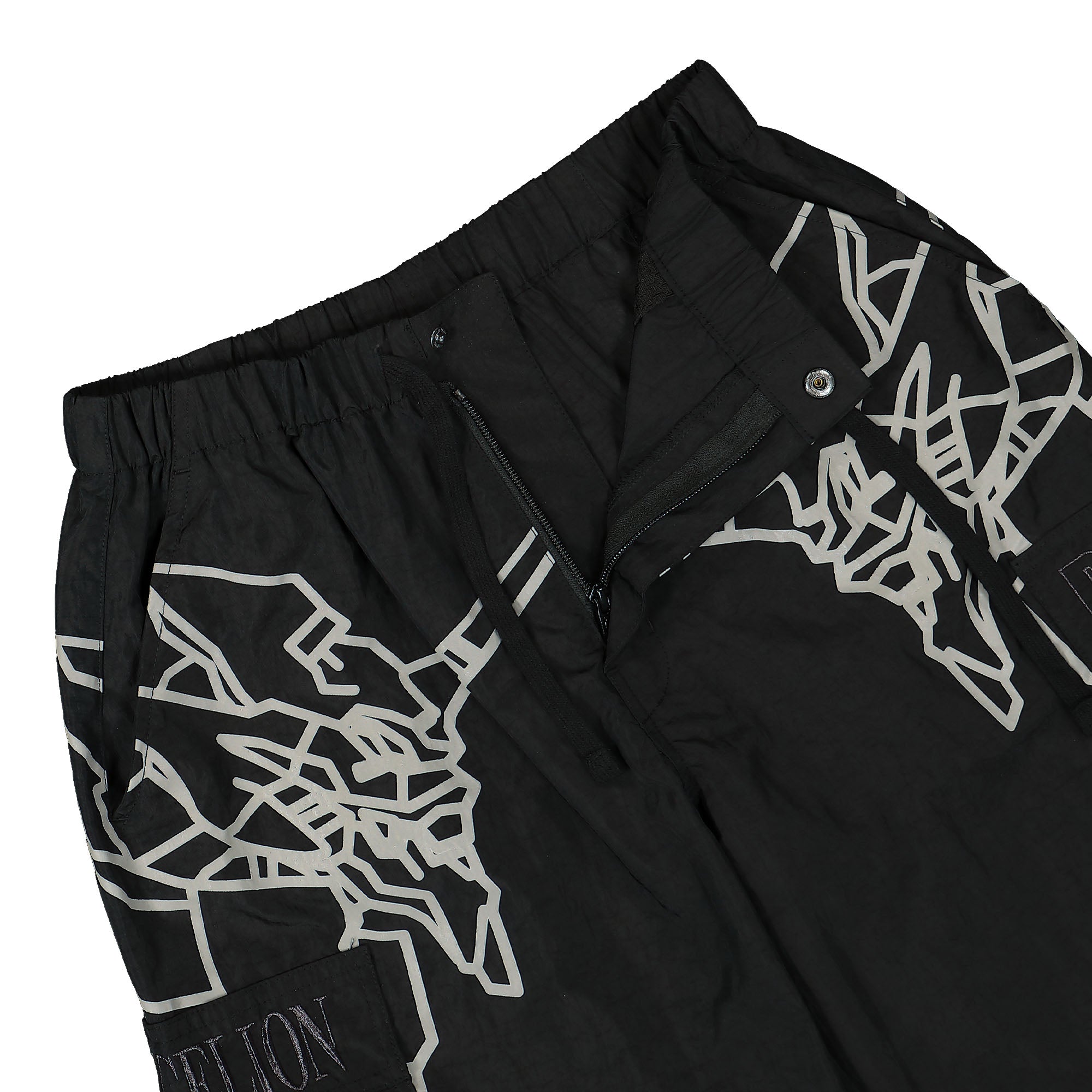 Pleasures EVA-1 Cargo Pants Black Cargo Pants Detailfoto | Overkill