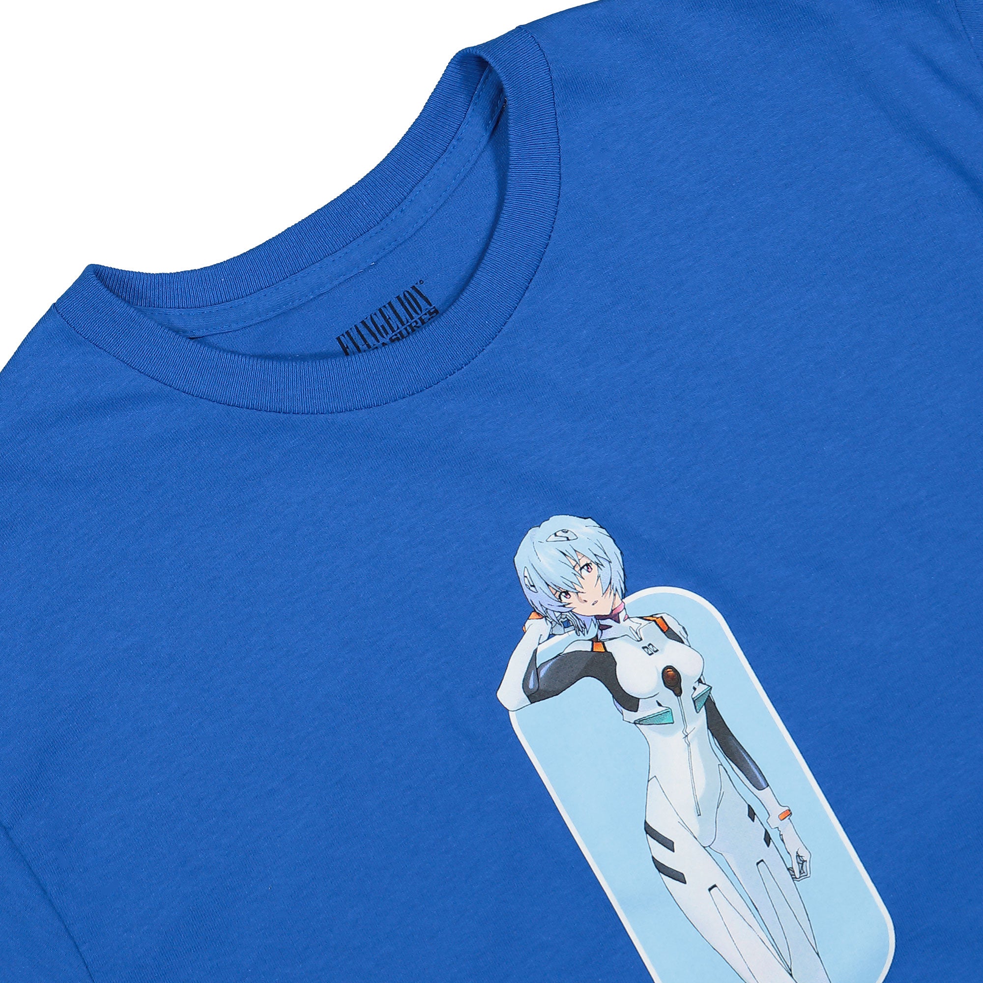 Pleasures Rei T-Shirt Blue T-Shirts Close-up | Overkill