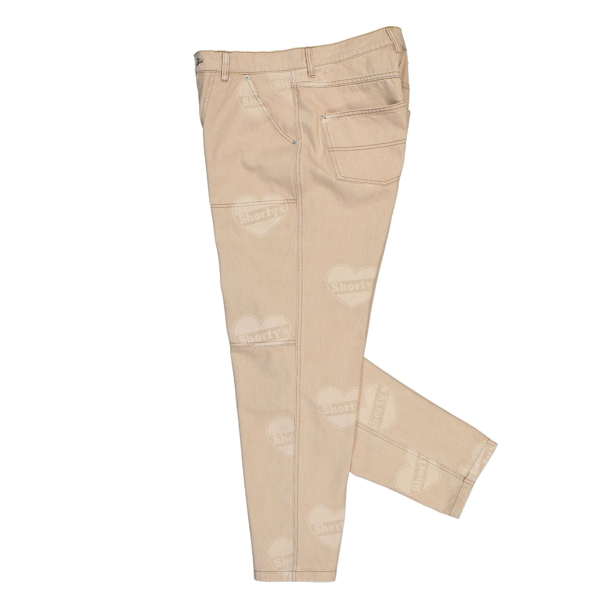 Pleasures Heart Ultra Work Pants Beige Jeans Close-up | Overkill