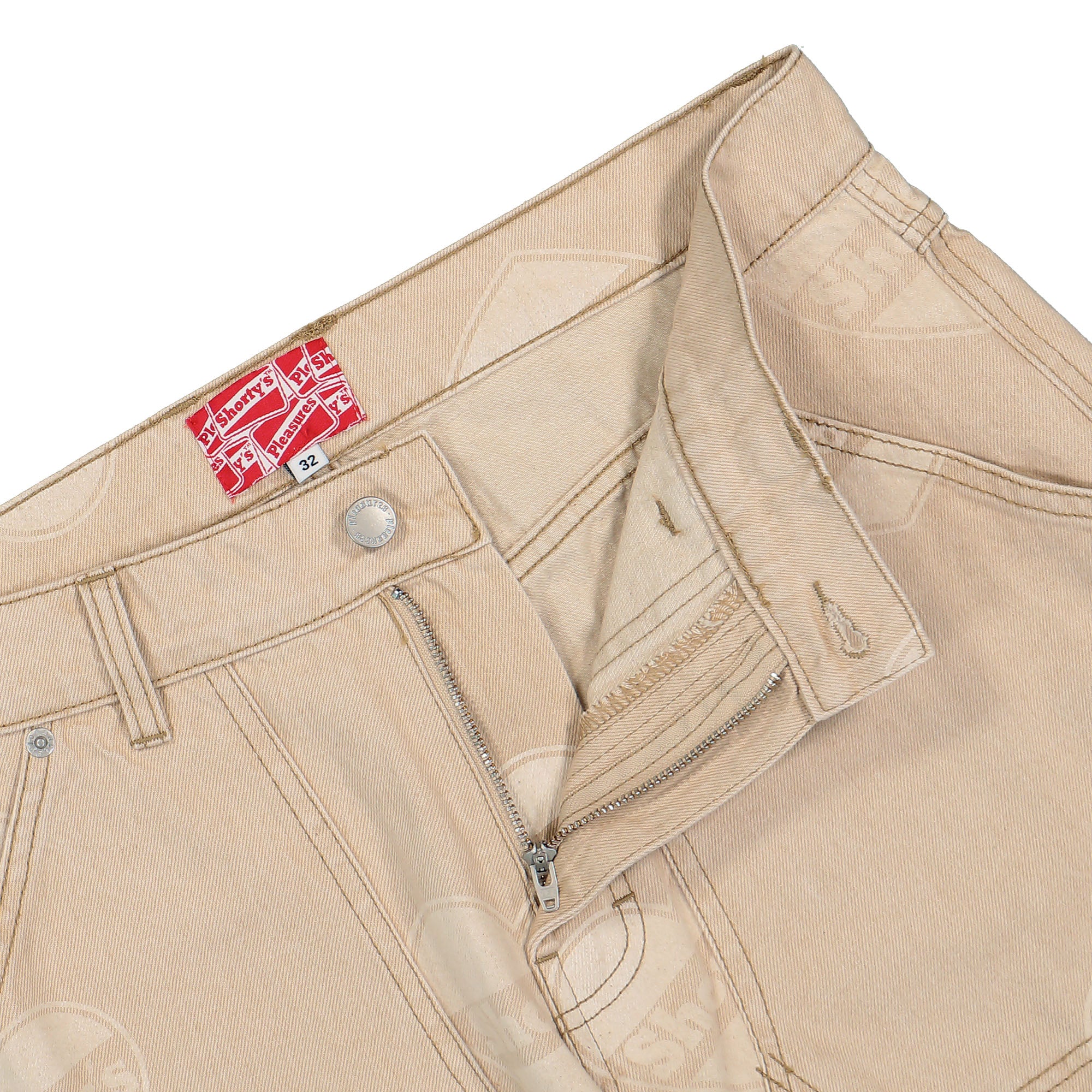 Pleasures Heart Ultra Work Pants Beige Jeans Detailfoto | Overkill