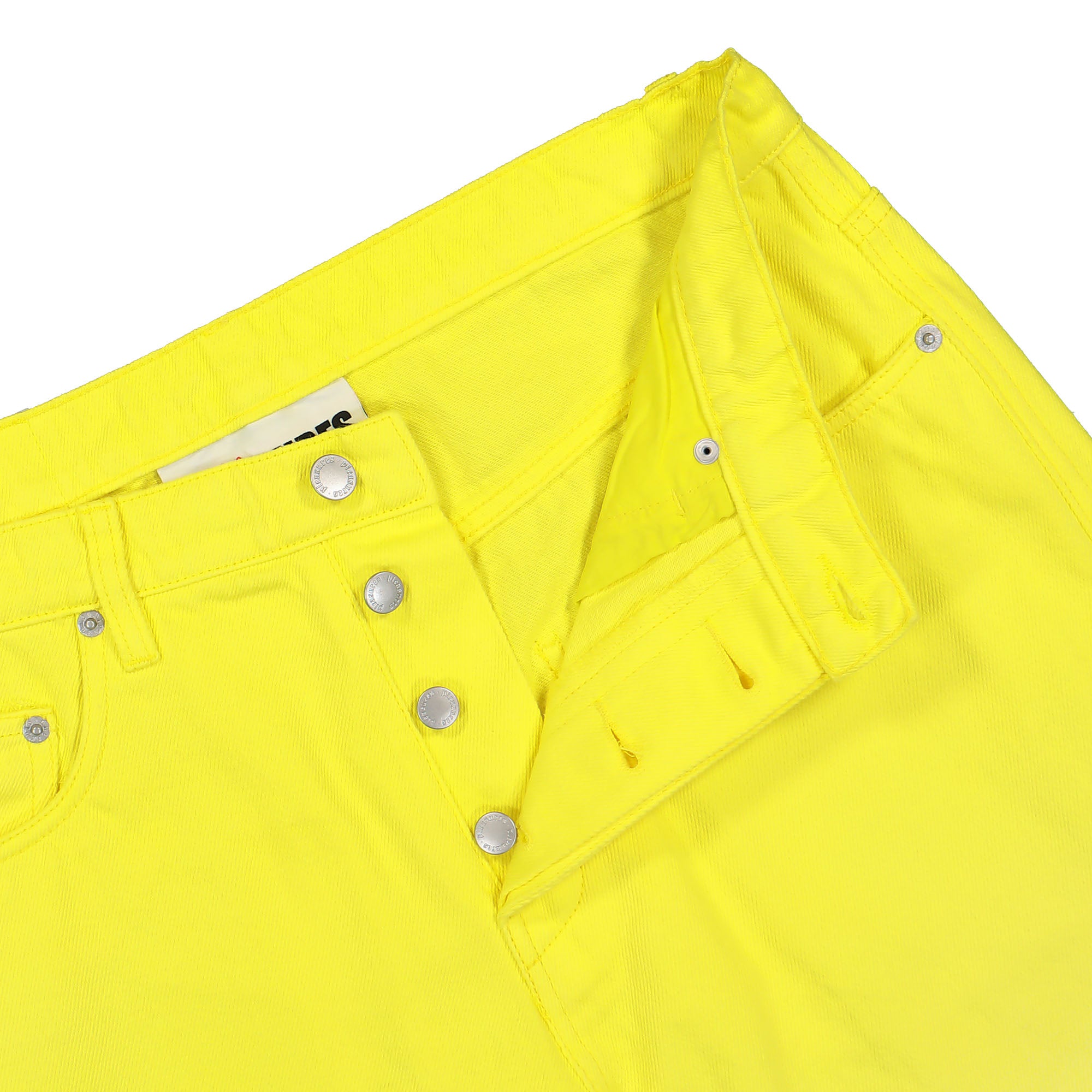 Pleasures Human Eyes Baggy Pants Yellow Jeans Detailfoto | Overkill
