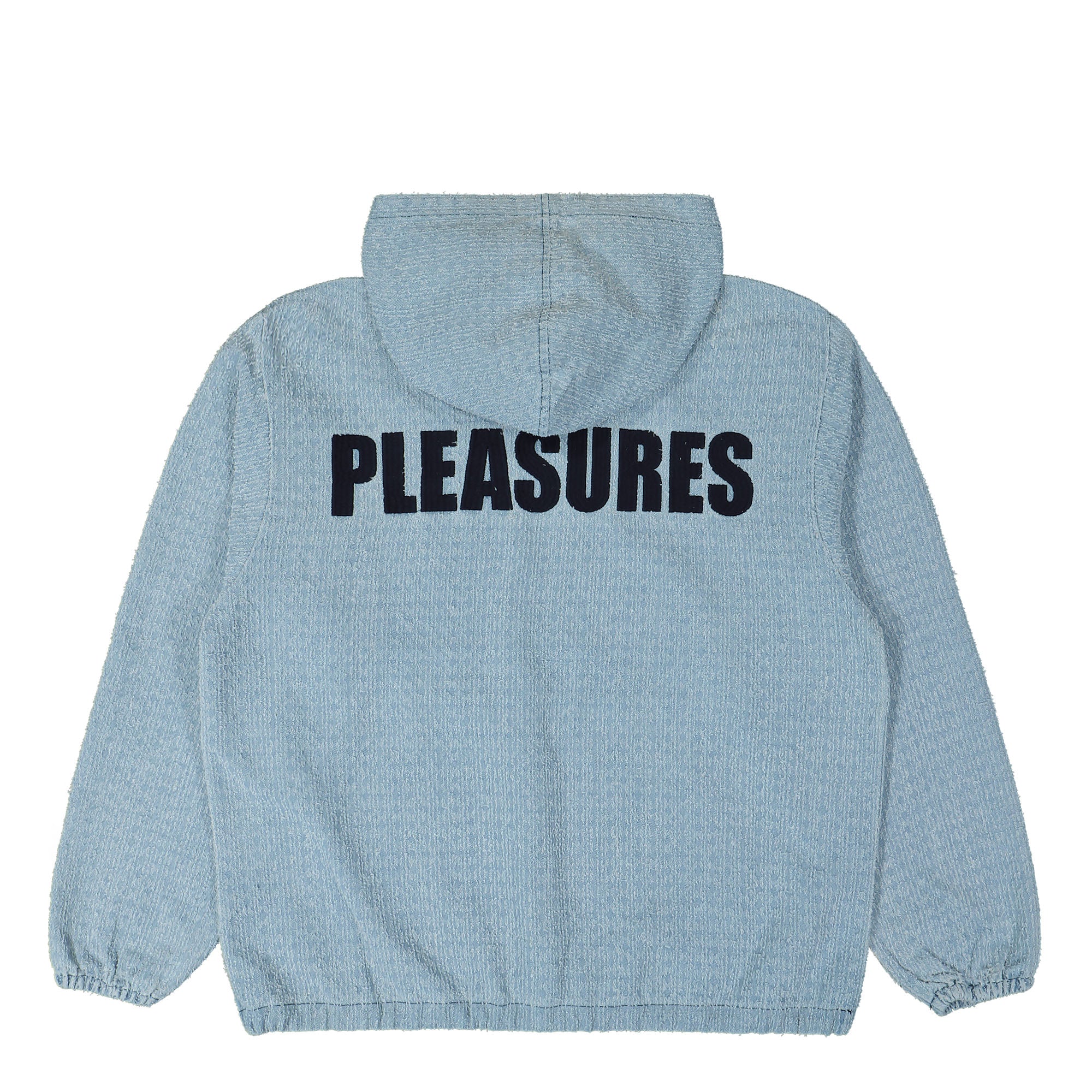 Pleasures Expand Poncho Hoodie Blue Hoodies Detailfoto | Overkill