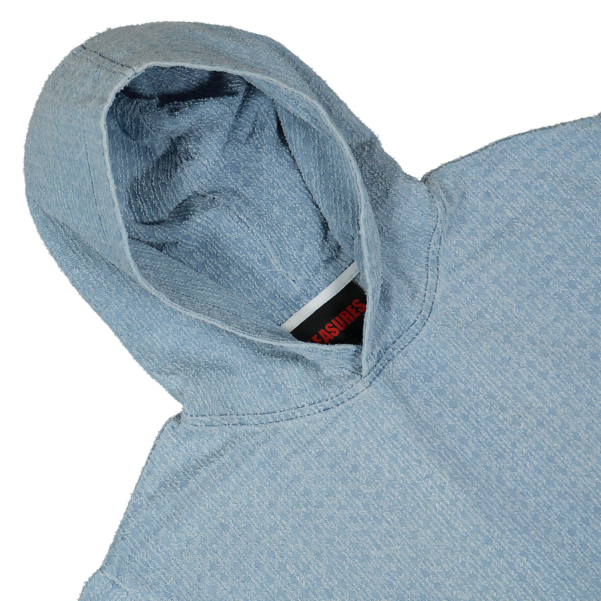 Pleasures Expand Poncho Hoodie Blue Hoodies Detail view 1 | Overkill