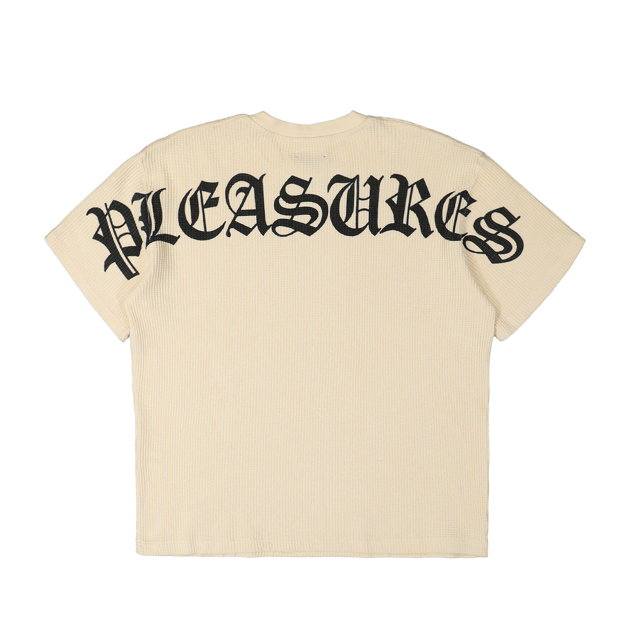 Pleasures Neural Thermal Shirt Beige T-Shirts Close-up | Overkill