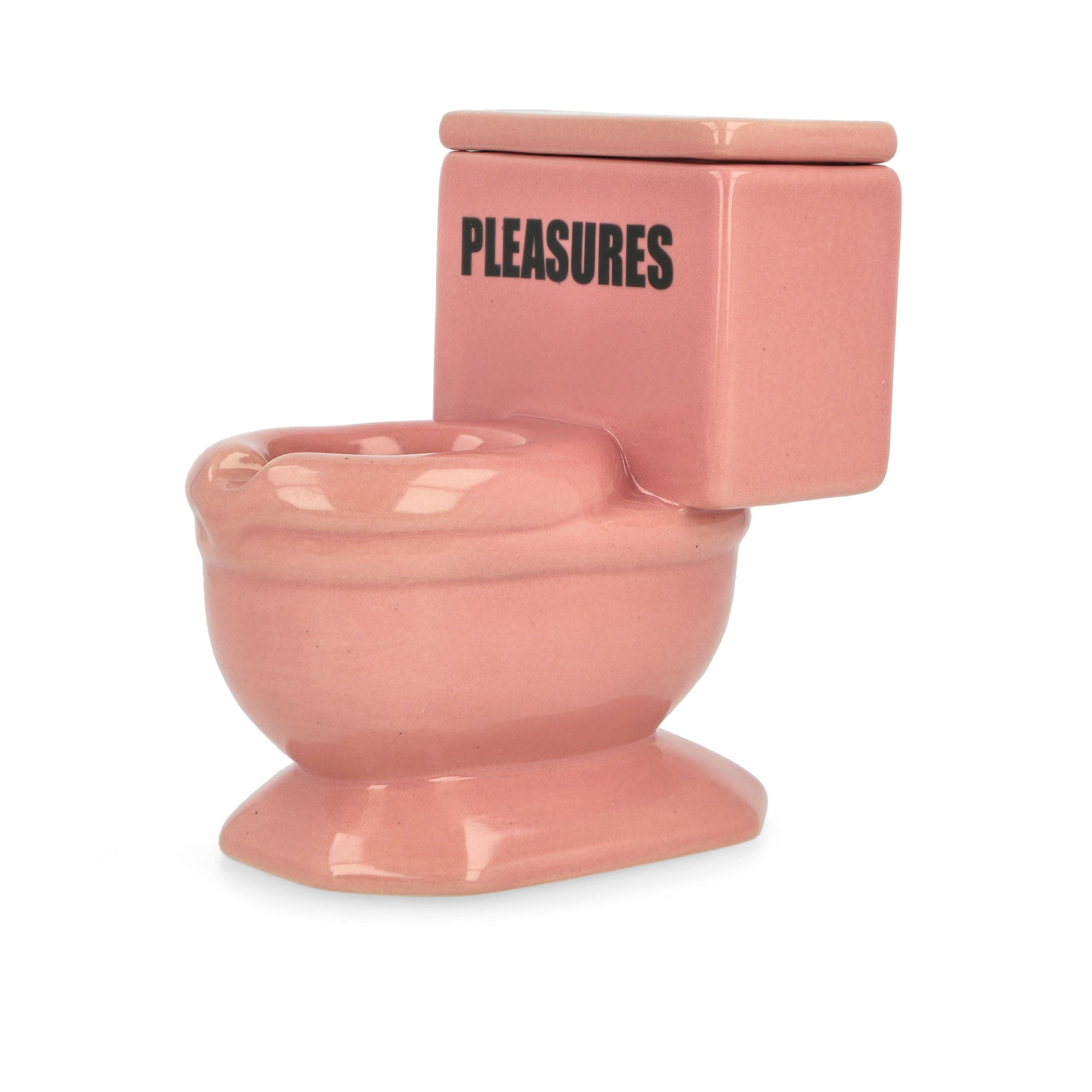 Pleasures Toilet Ashtray Pink Trays P24F055-Pink | Overkill