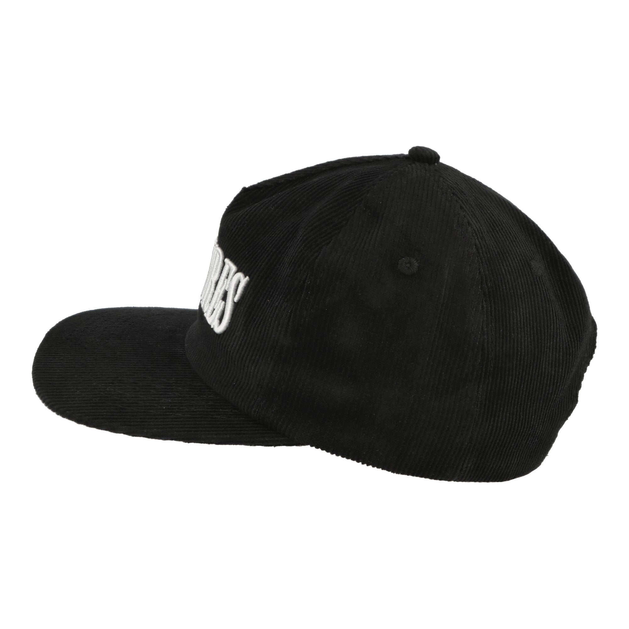 Pleasures Onyx Corduroy Snapback Cap Onyx Caps Material | Overkill