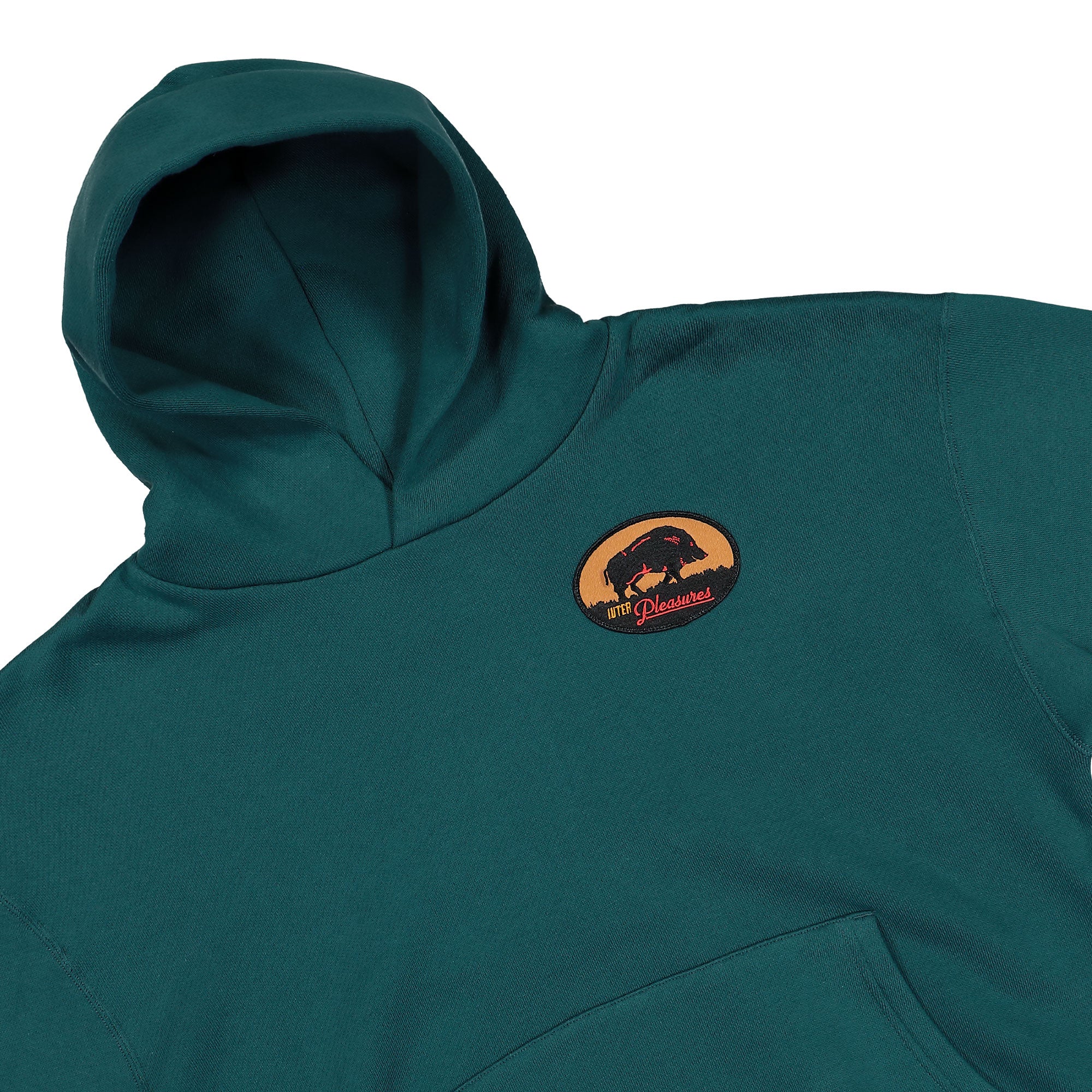 Pleasures Vincenzo Hoodie Green Hoodies Material | Overkill