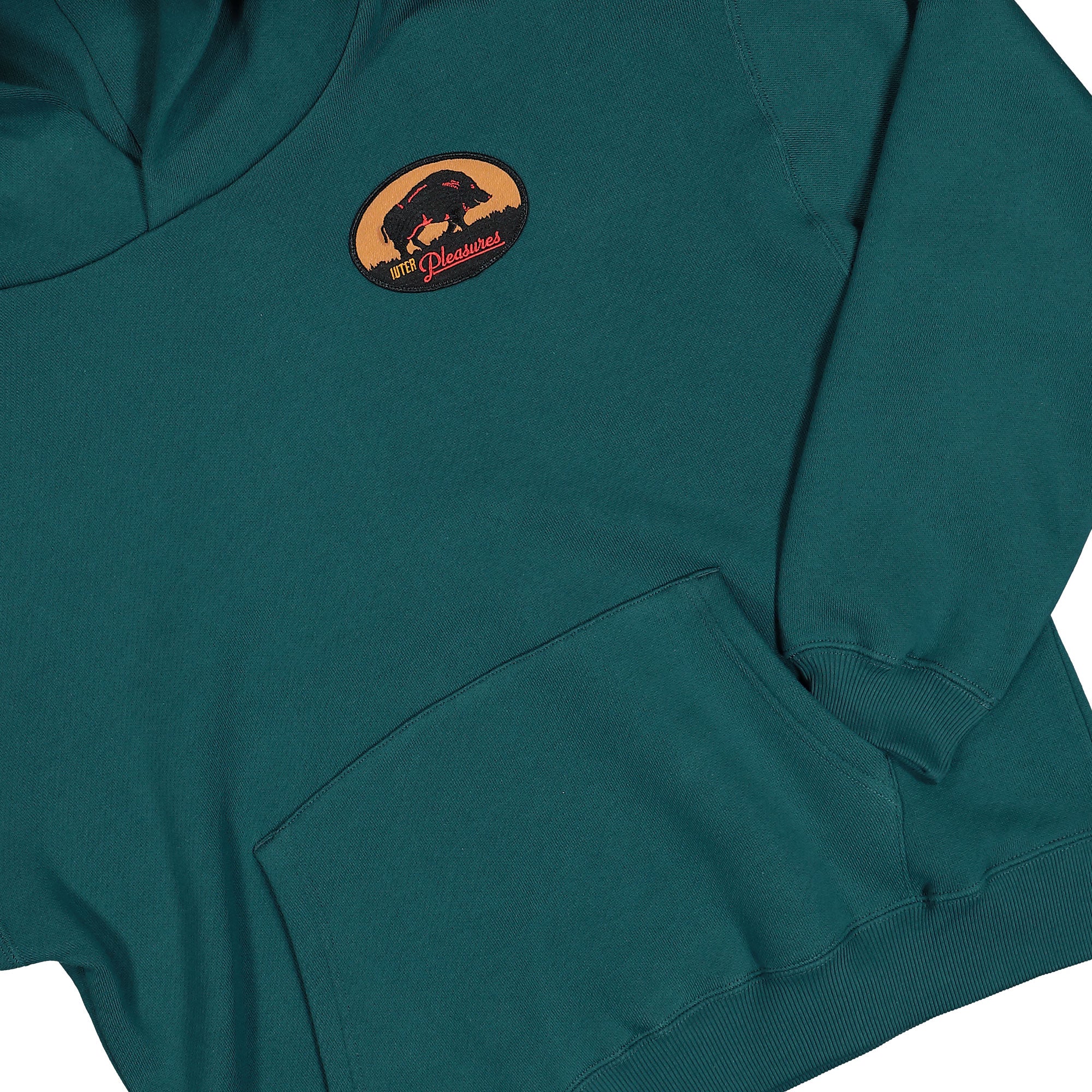 Pleasures Vincenzo Hoodie Green Hoodies Detailfoto | Overkill