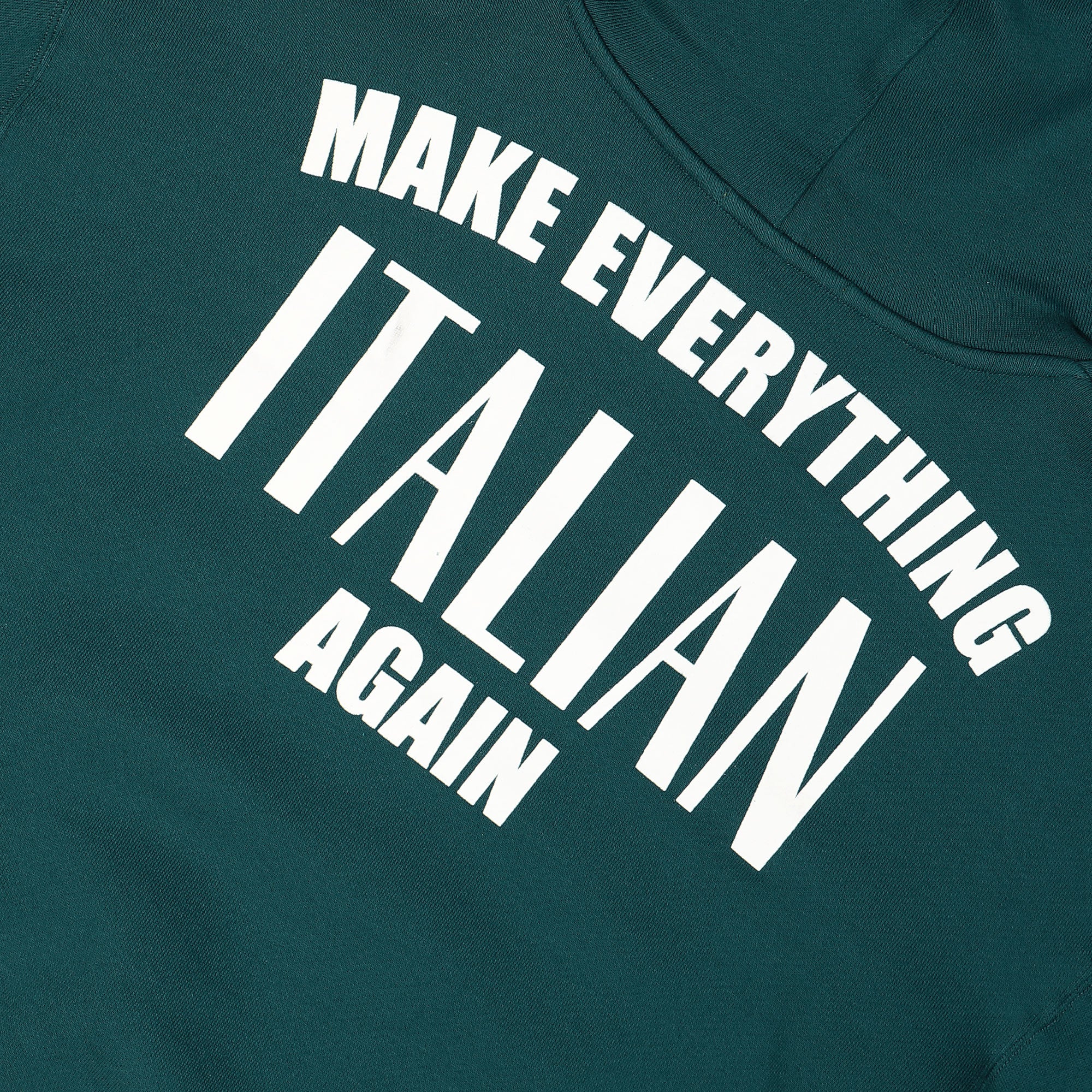 Pleasures Vincenzo Hoodie Green Hoodies Detail view 1 | Overkill