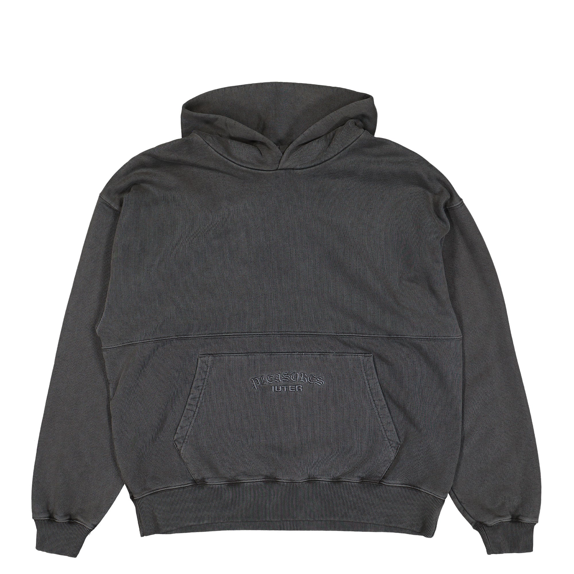 Pleasures Marco Hoodie Charcoal Hoodies P24IU006-Charcoal | Overkill