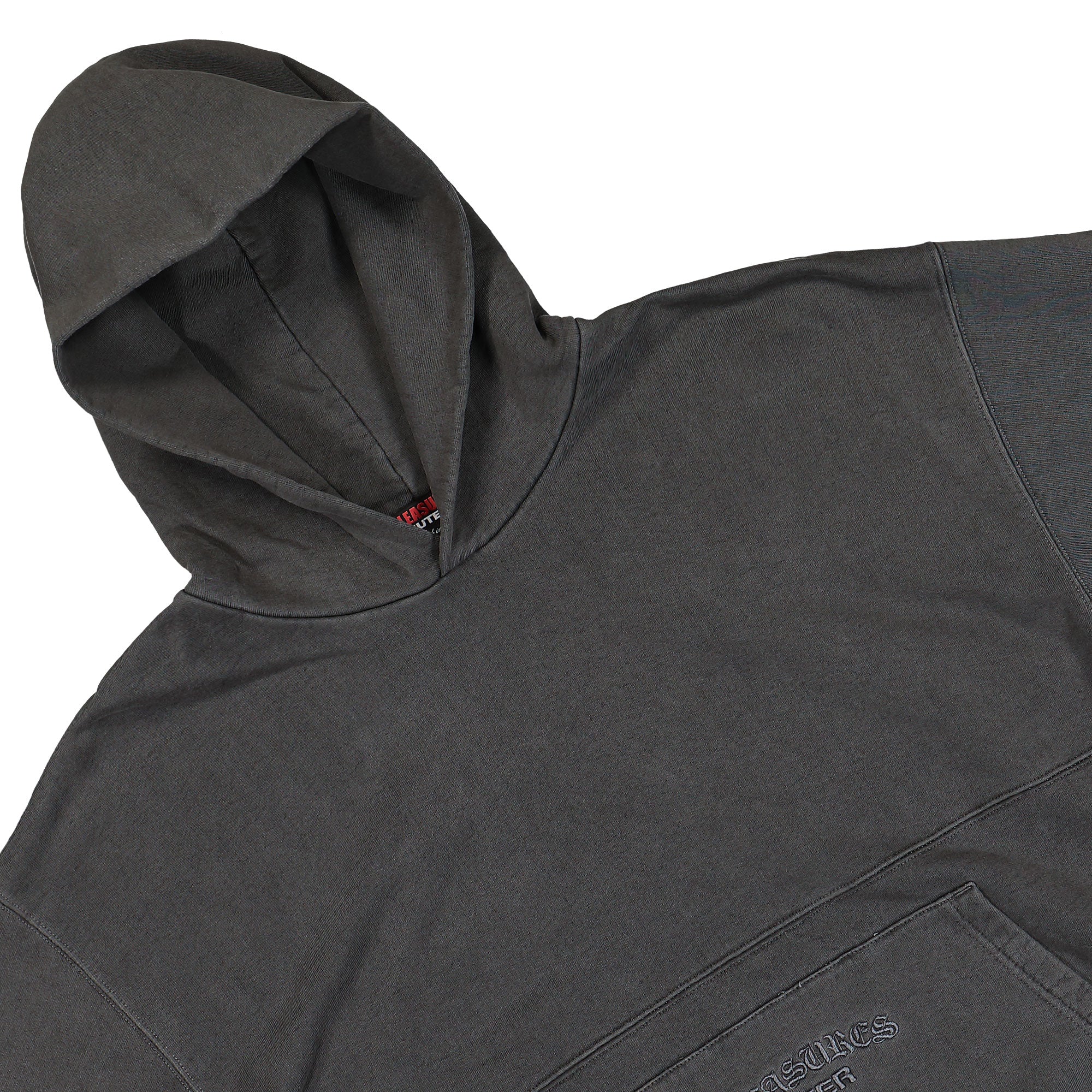 Pleasures Marco Hoodie Charcoal Hoodies Material | Overkill