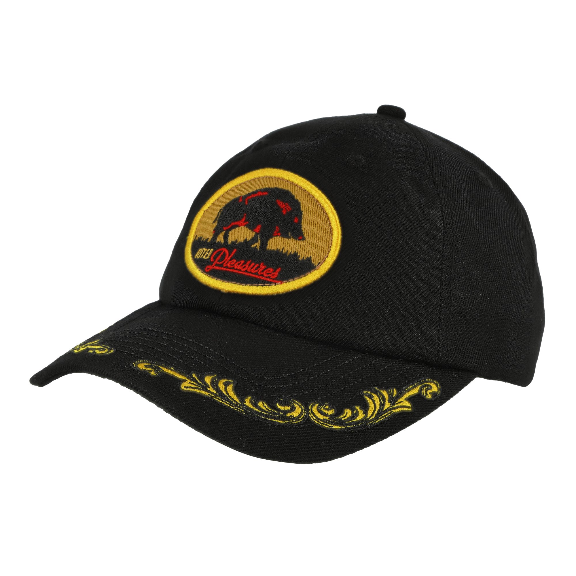 Pleasures Daniele Cap Black Caps P24IU013-Black | Overkill
