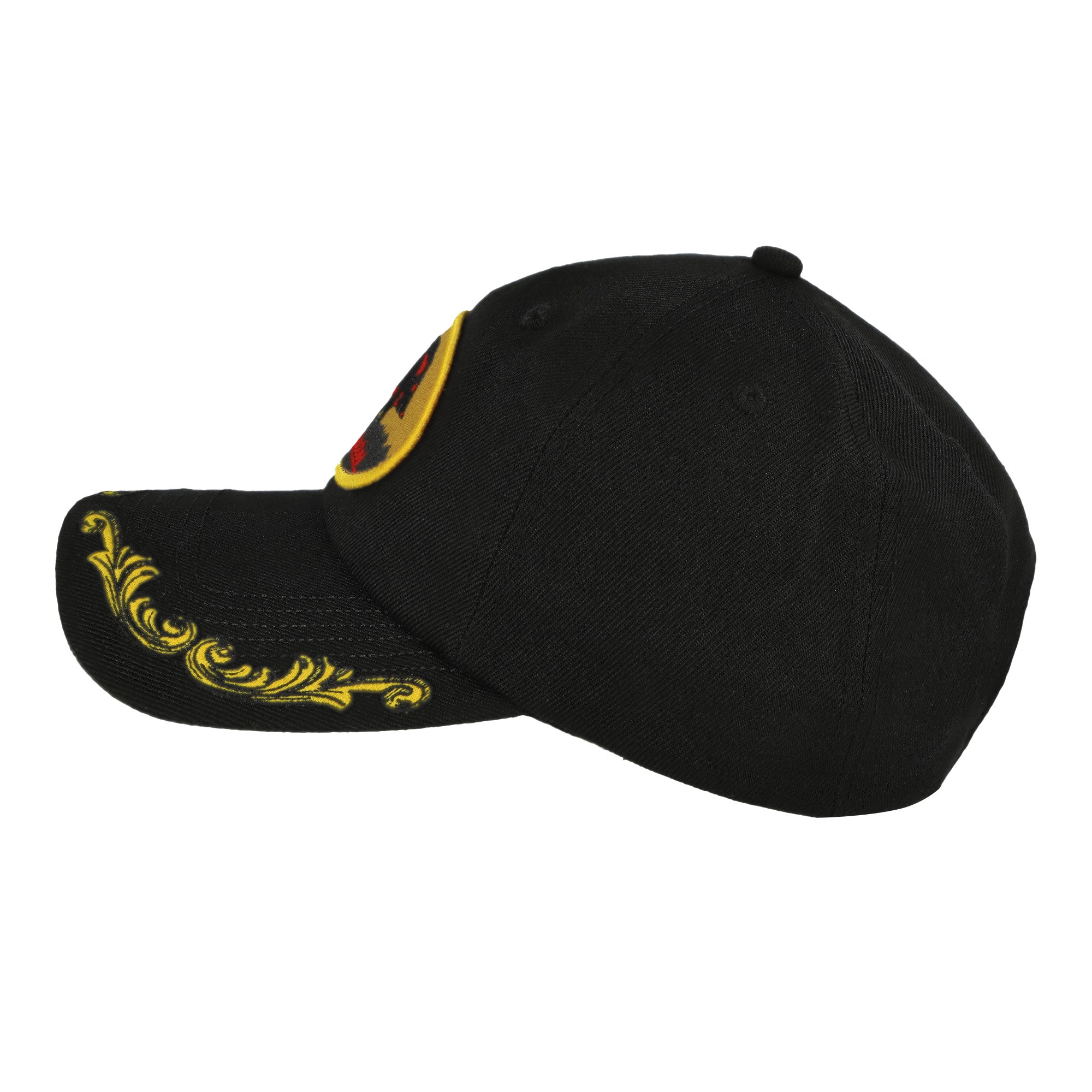 Pleasures Daniele Cap Black Caps Material | Overkill