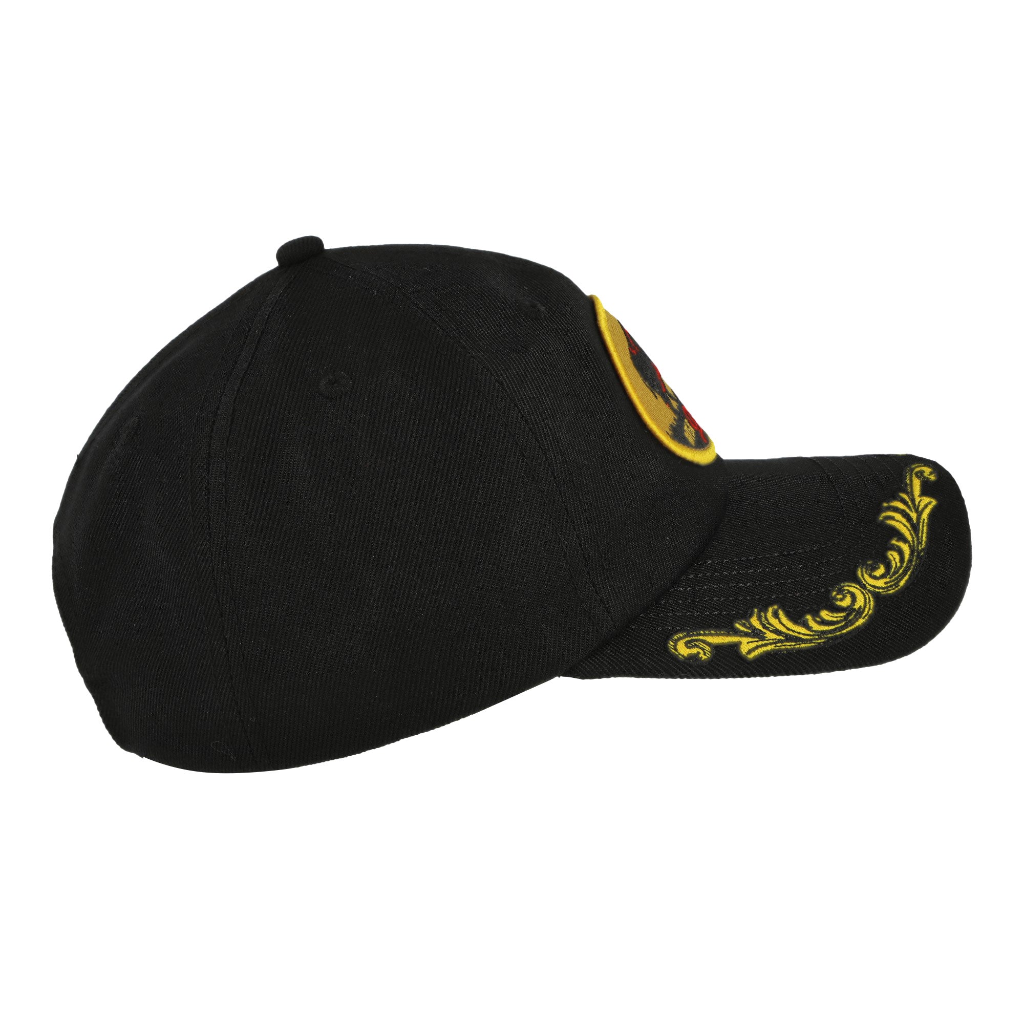 Pleasures Daniele Cap Black Caps Close-up | Overkill